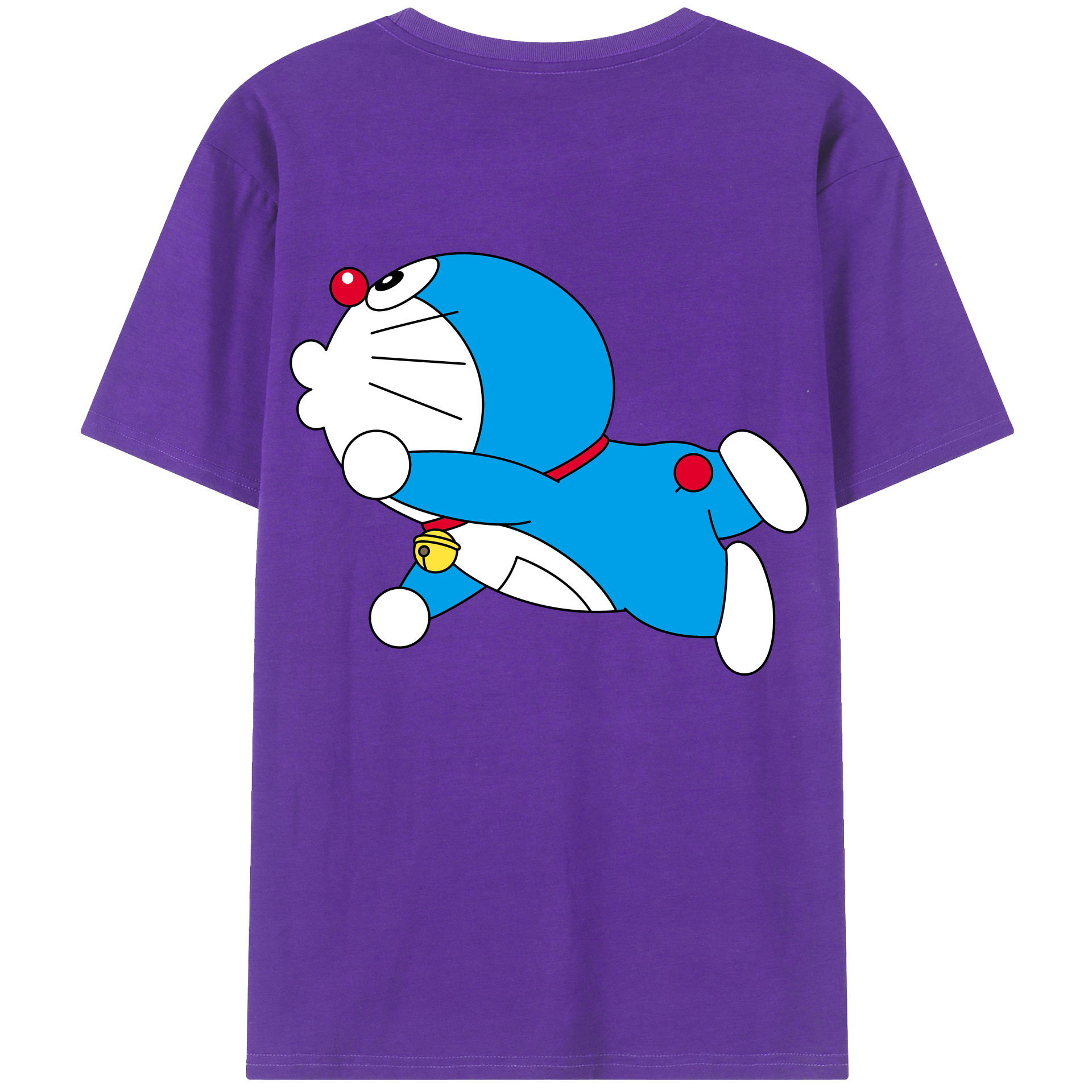 （画像用） ドラえもん Doraemon 綿100％半袖Tシャツ（背面プリント）