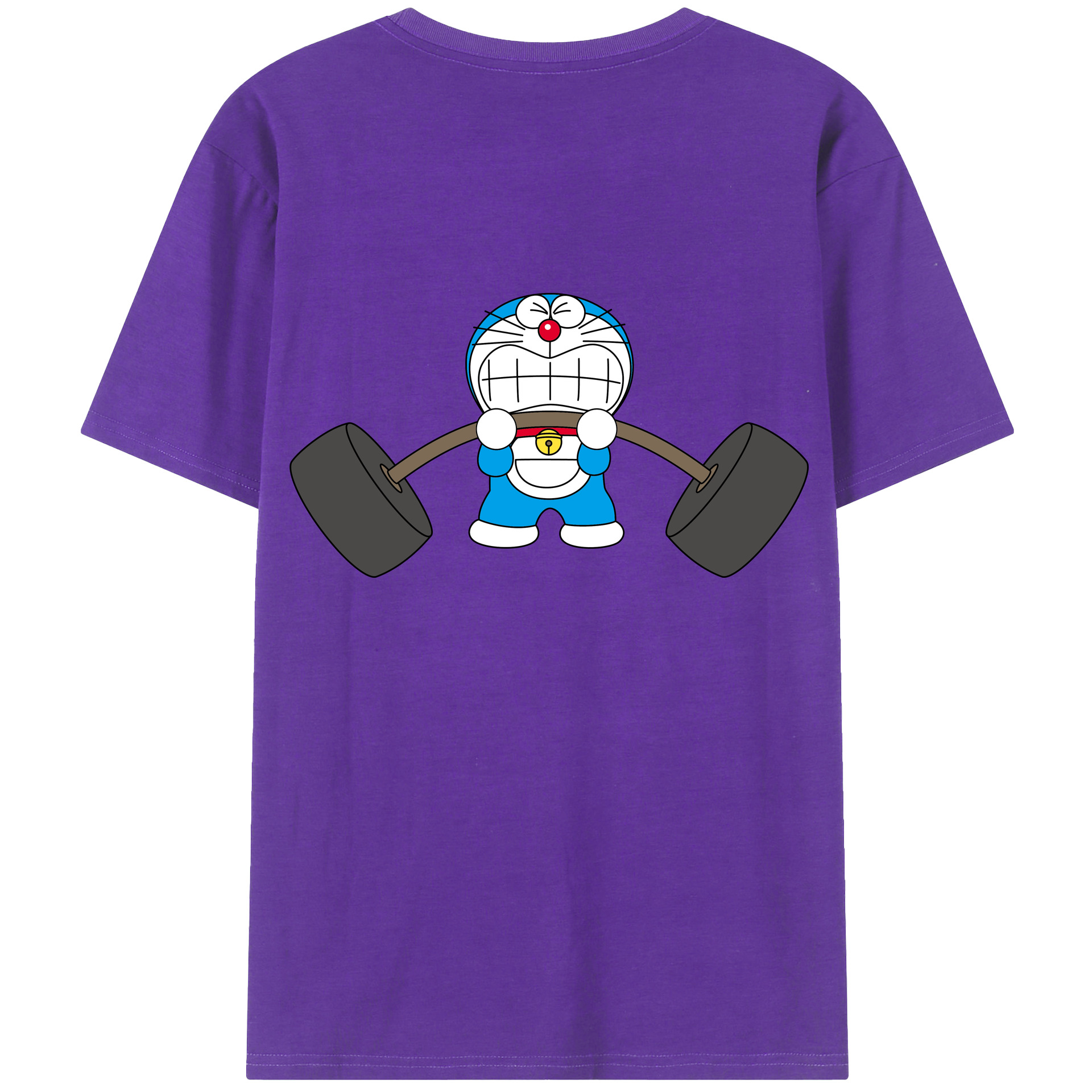 （画像用） ドラえもん Doraemon 綿100％半袖Tシャツ（背面プリント）