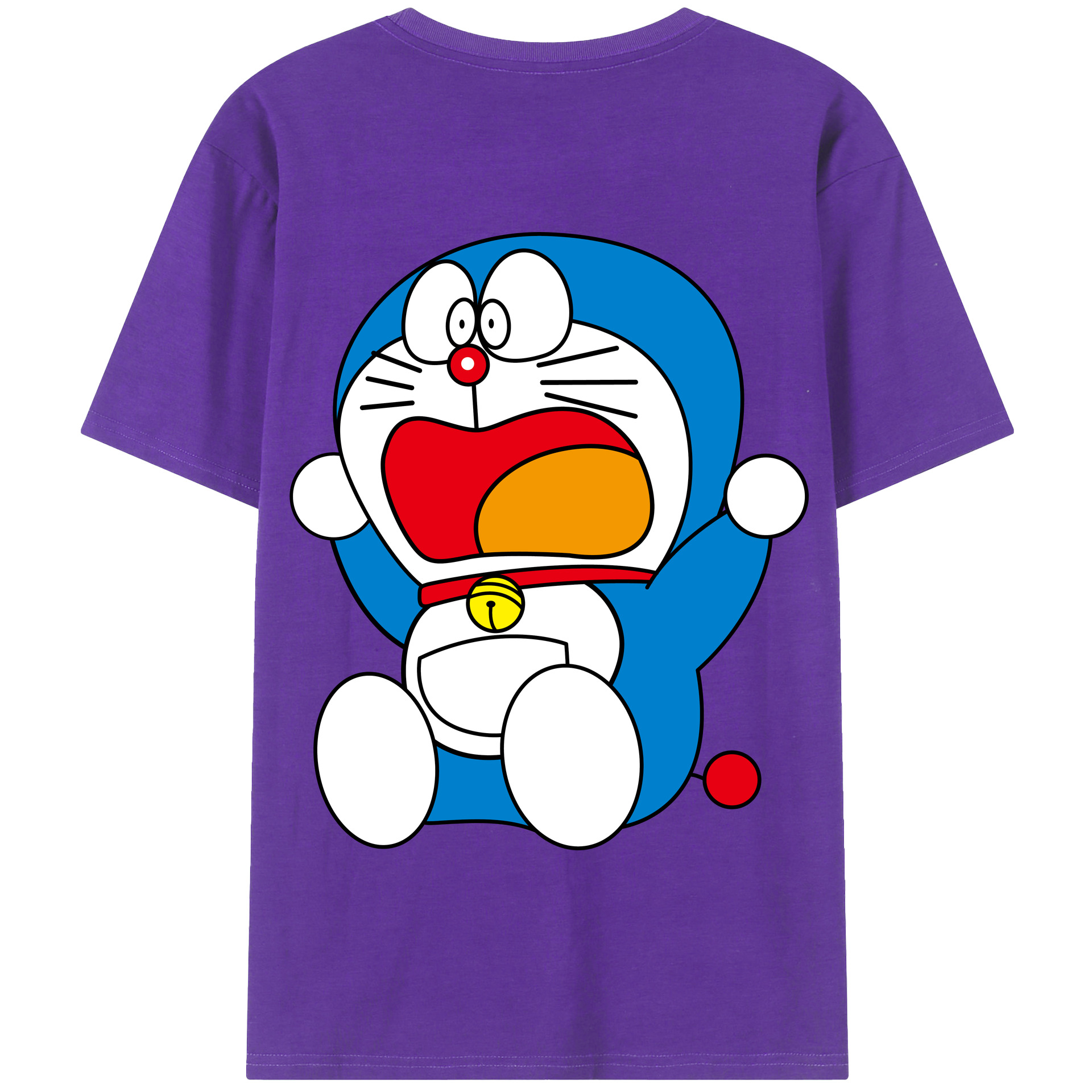 （画像用） ドラえもん Doraemon 綿100％半袖Tシャツ（背面プリント）