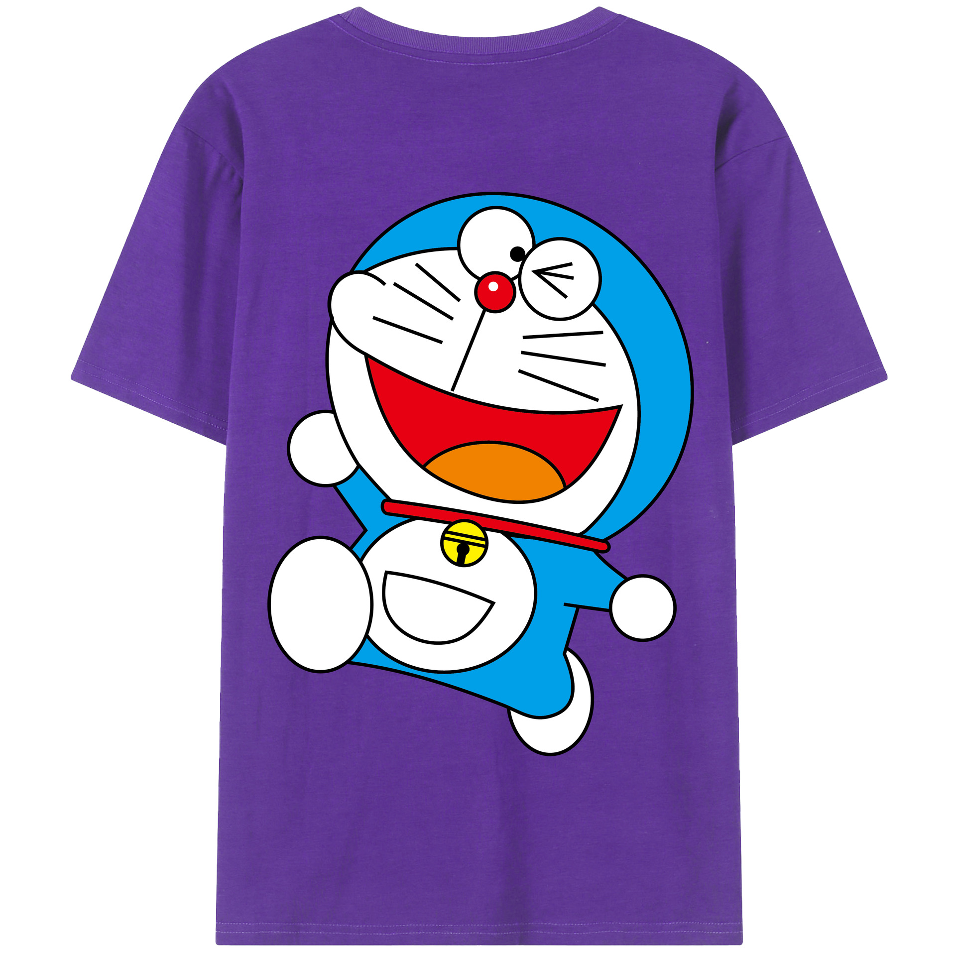 （画像用） ドラえもん Doraemon 綿100％半袖Tシャツ（背面プリント）
