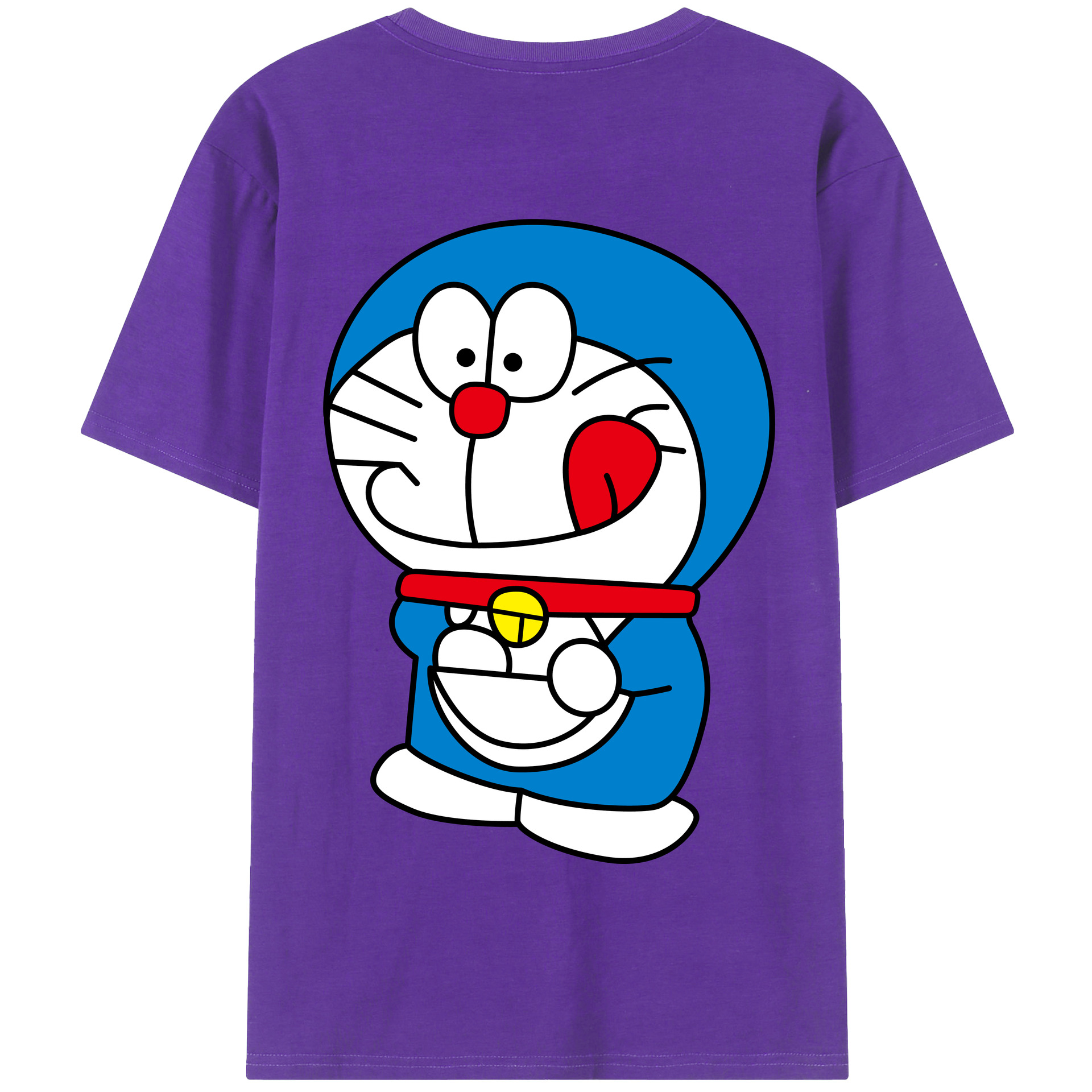 （画像用） ドラえもん Doraemon 綿100％半袖Tシャツ（背面プリント）