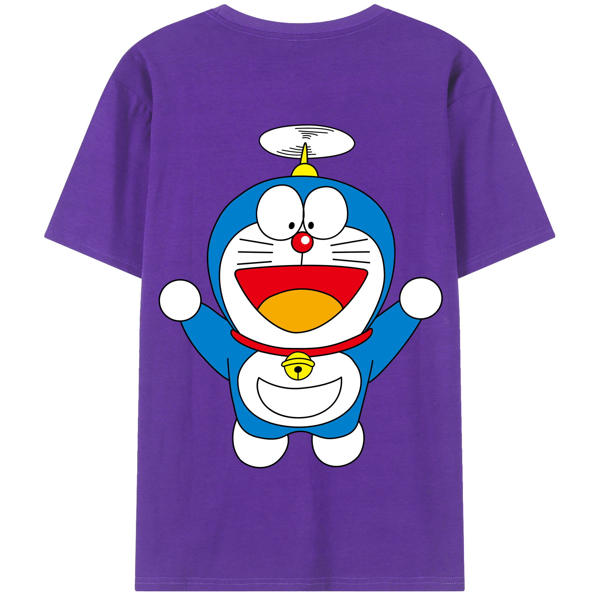 （画像用） ドラえもん Doraemon 綿100％半袖Tシャツ（背面プリント）