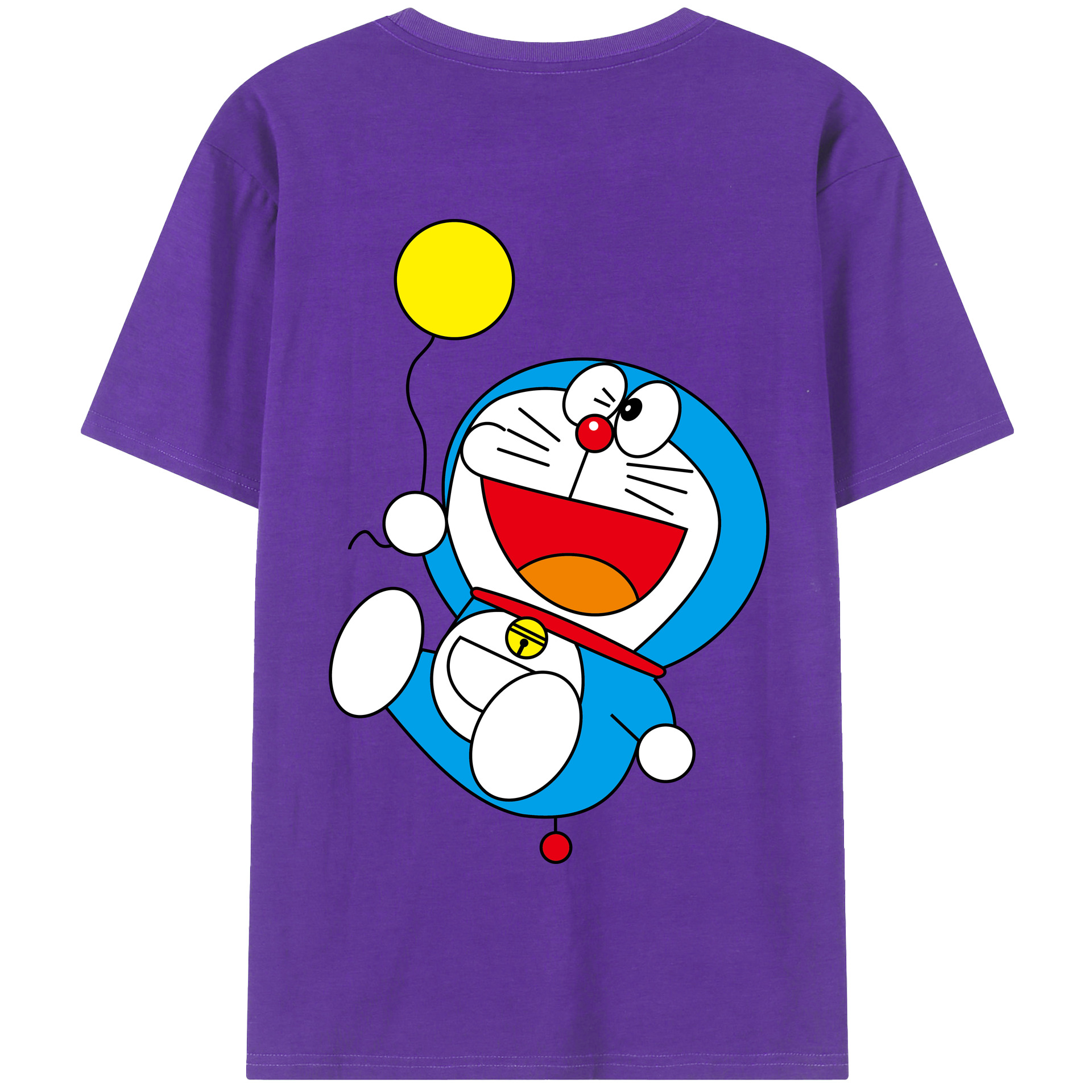 （画像用） ドラえもん Doraemon 綿100％半袖Tシャツ（背面プリント）