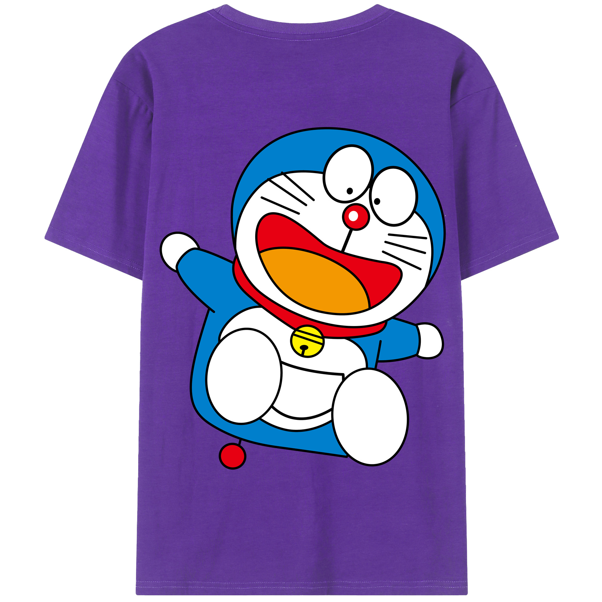 （画像用） ドラえもん Doraemon 綿100％半袖Tシャツ（背面プリント）