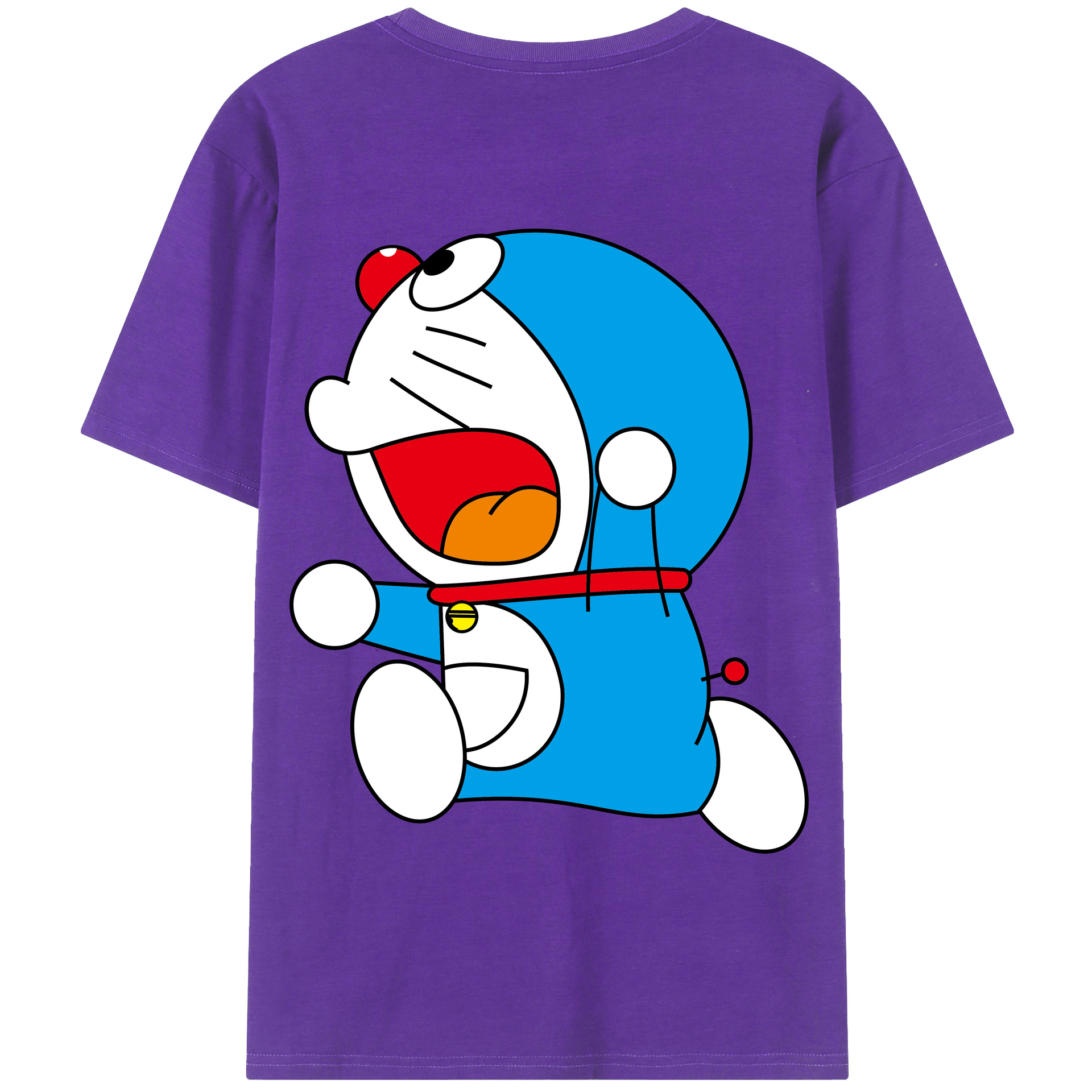 （画像用） ドラえもん Doraemon 綿100％半袖Tシャツ（背面プリント）