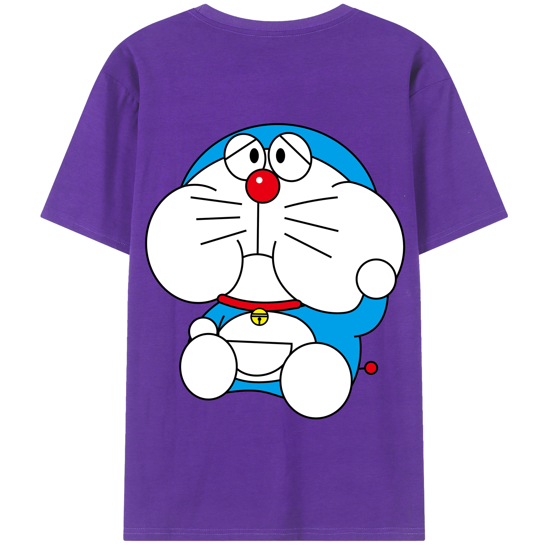 （画像用） ドラえもん Doraemon 綿100％半袖Tシャツ（背面プリント）
