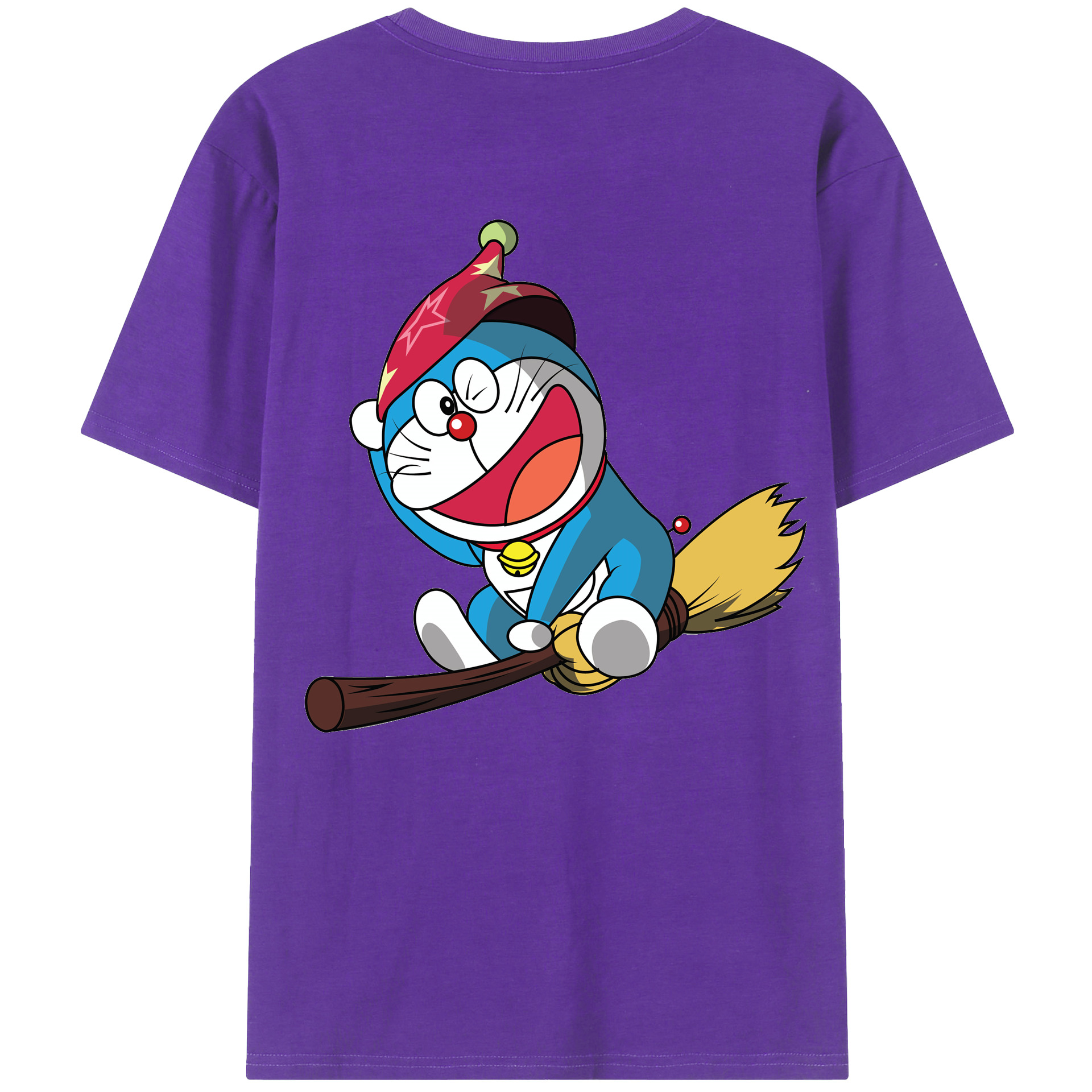 （画像用） ドラえもん Doraemon 綿100％半袖Tシャツ（背面プリント）