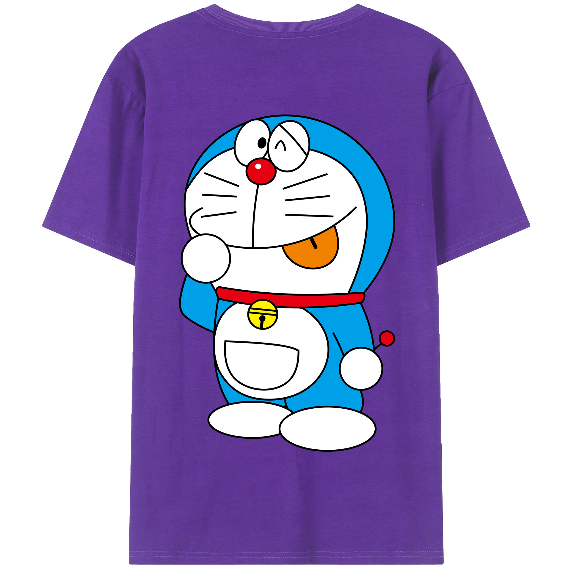 （画像用） ドラえもん Doraemon 綿100％半袖Tシャツ（背面プリント）