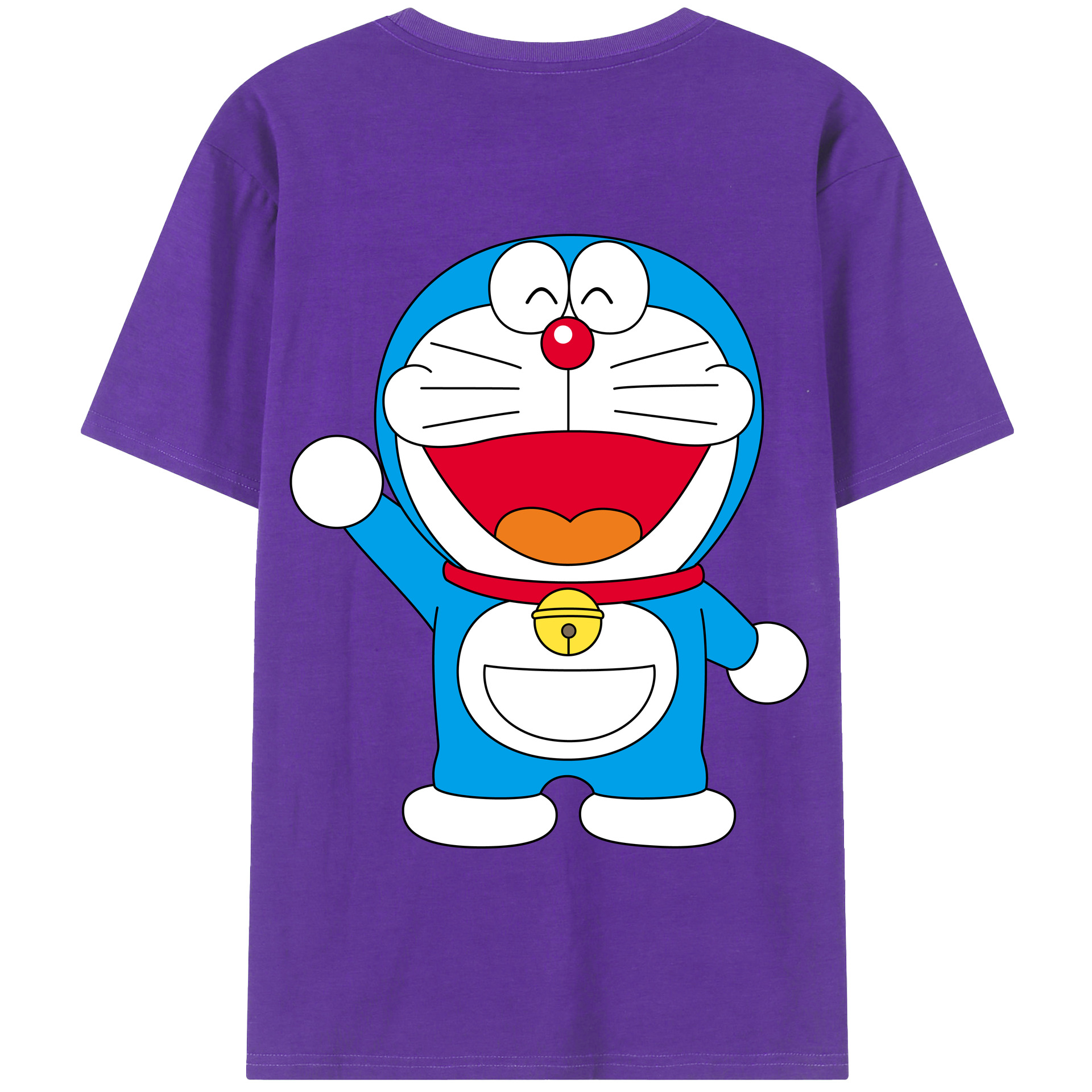 （画像用） ドラえもん Doraemon 綿100％半袖Tシャツ（背面プリント）