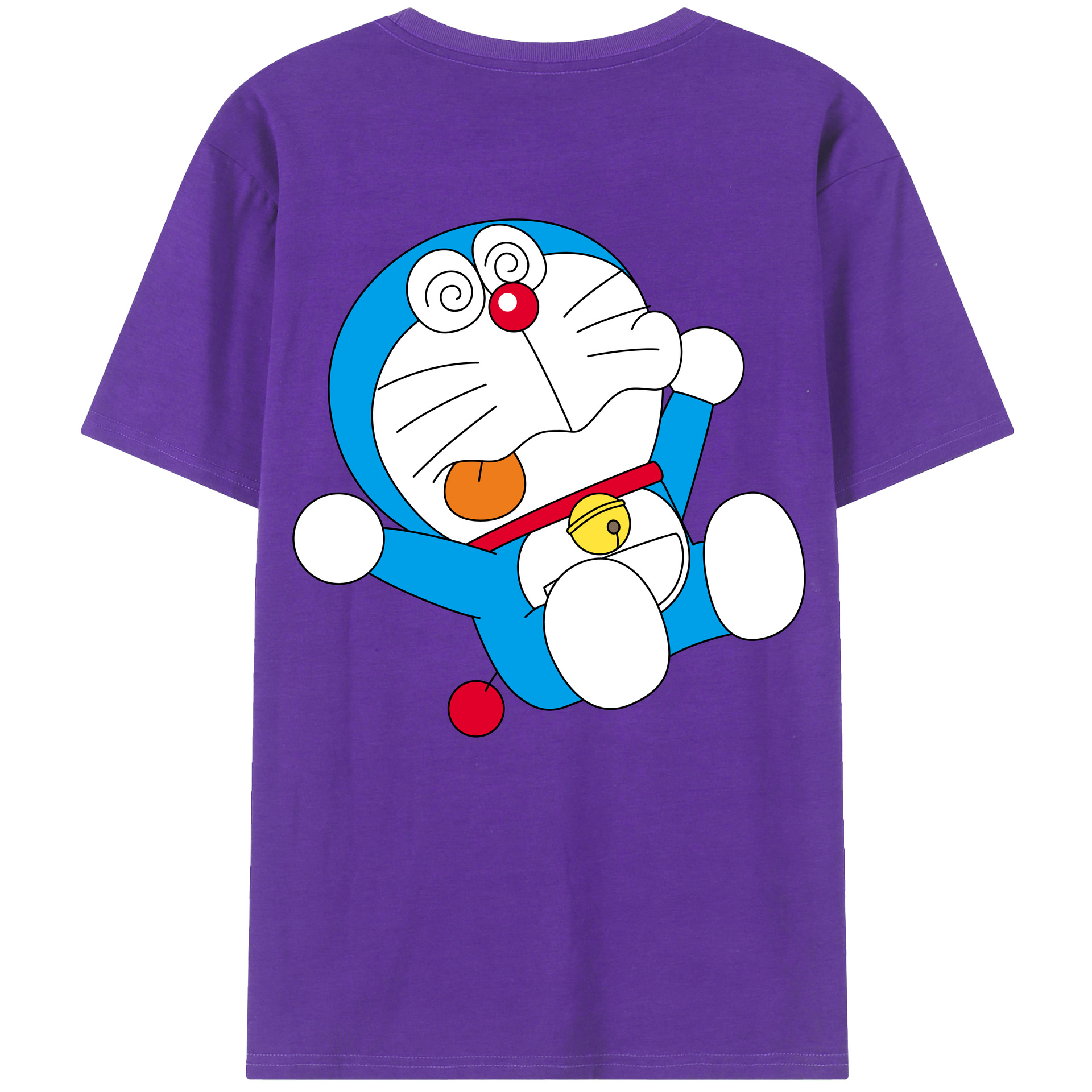（画像用） ドラえもん Doraemon 綿100％半袖Tシャツ（背面プリント）