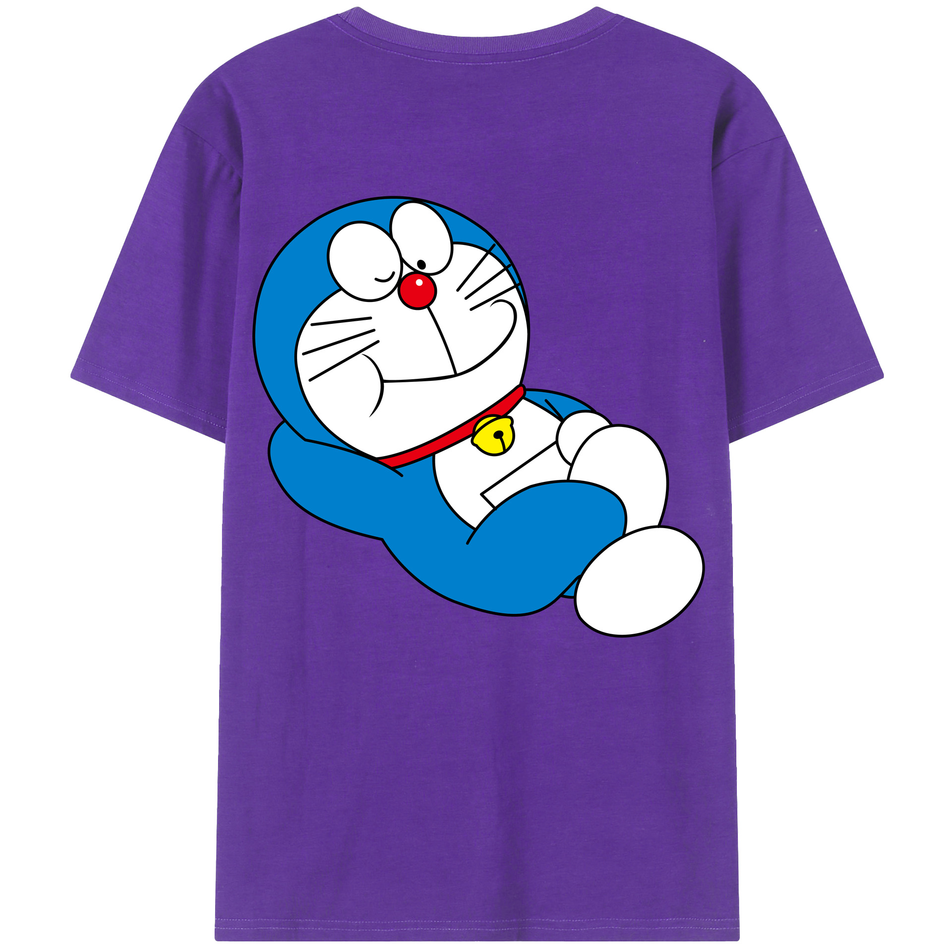 （画像用） ドラえもん Doraemon 綿100％半袖Tシャツ（背面プリント）