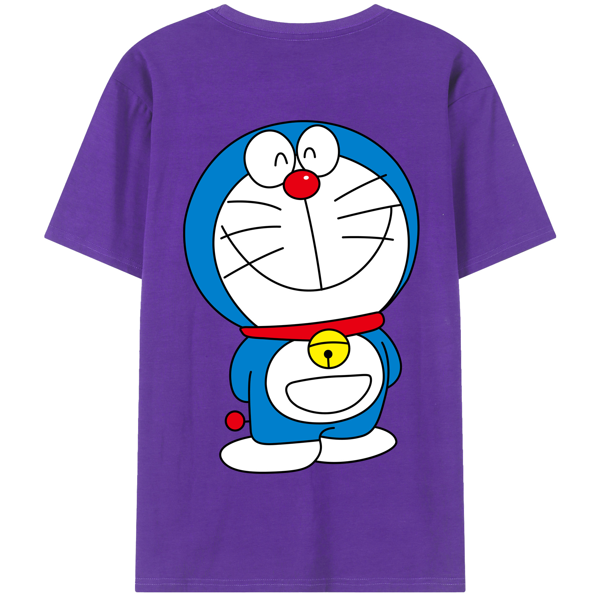 （画像用） ドラえもん Doraemon 綿100％半袖Tシャツ（背面プリント）