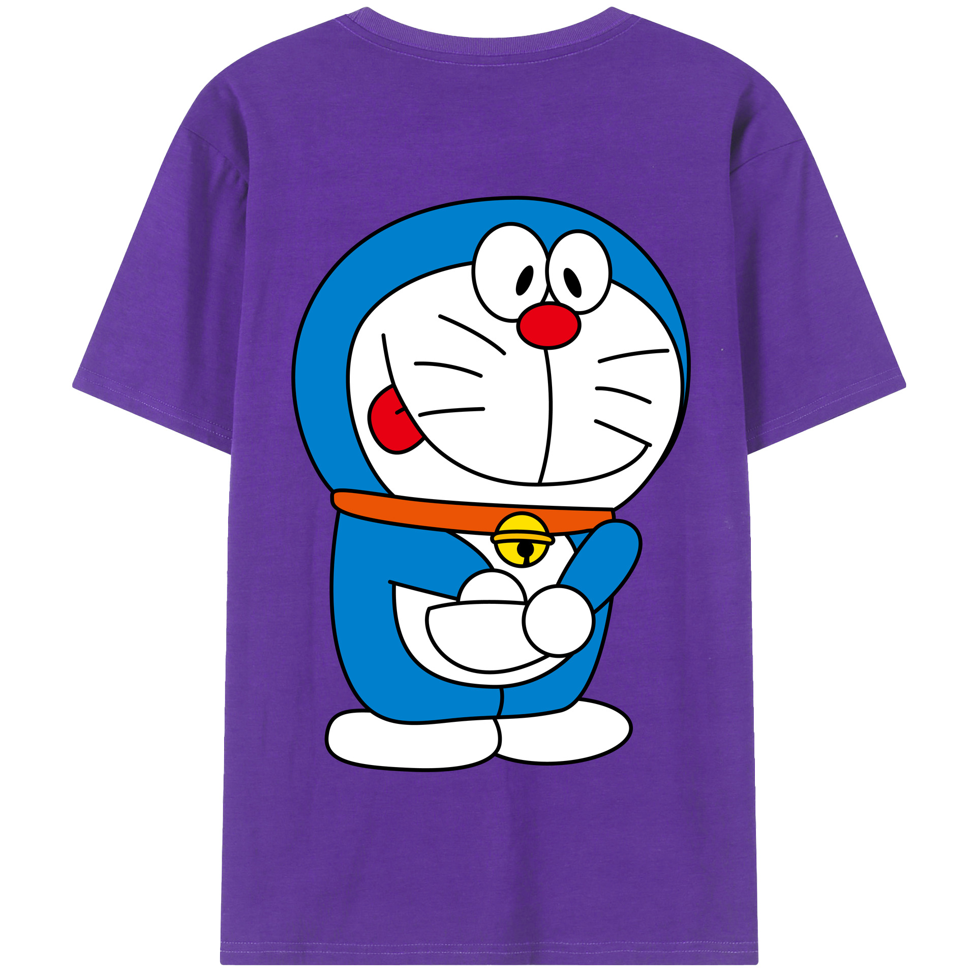 （画像用） ドラえもん Doraemon 綿100％半袖Tシャツ（背面プリント）