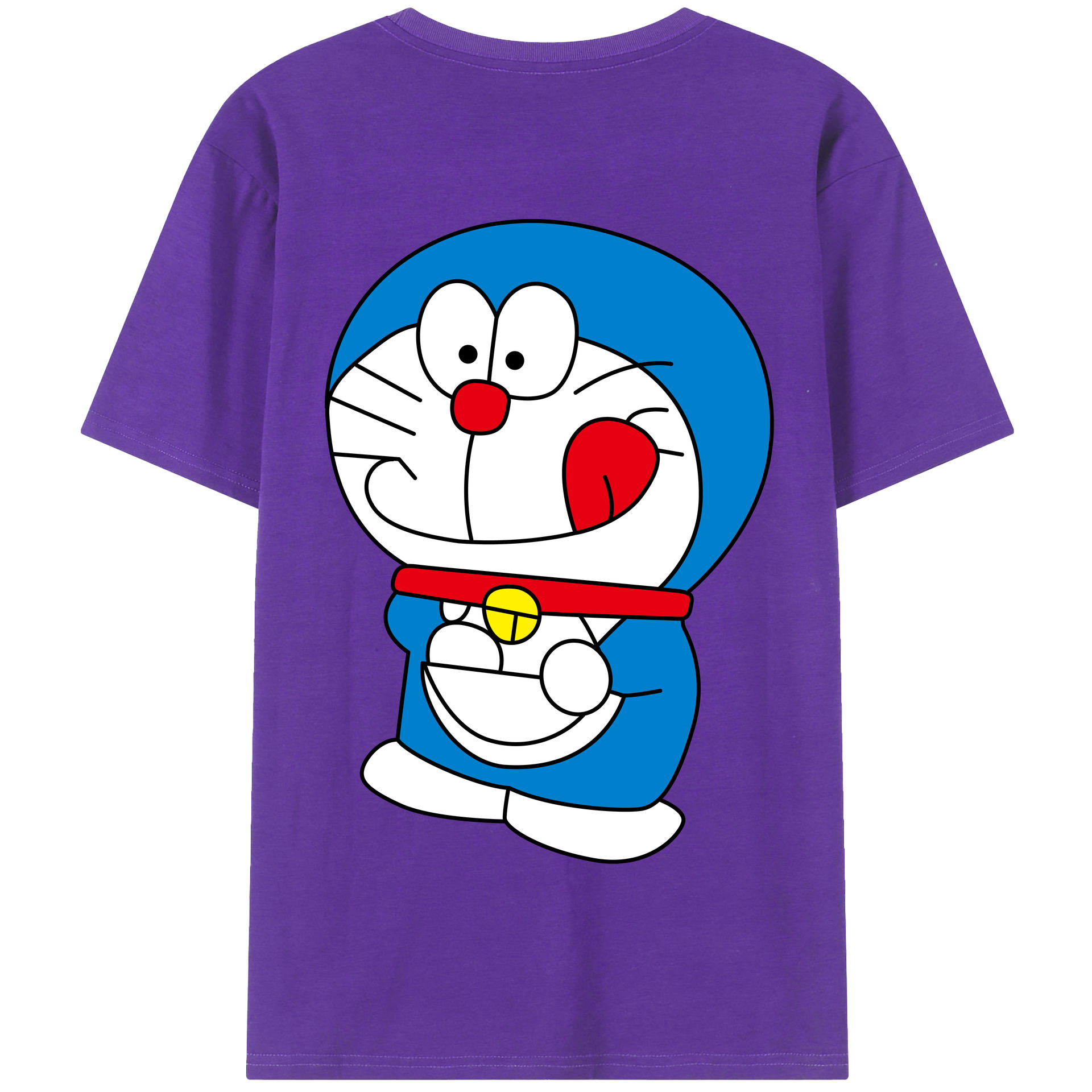 （画像用） ドラえもん Doraemon 綿100％半袖Tシャツ（背面プリント）