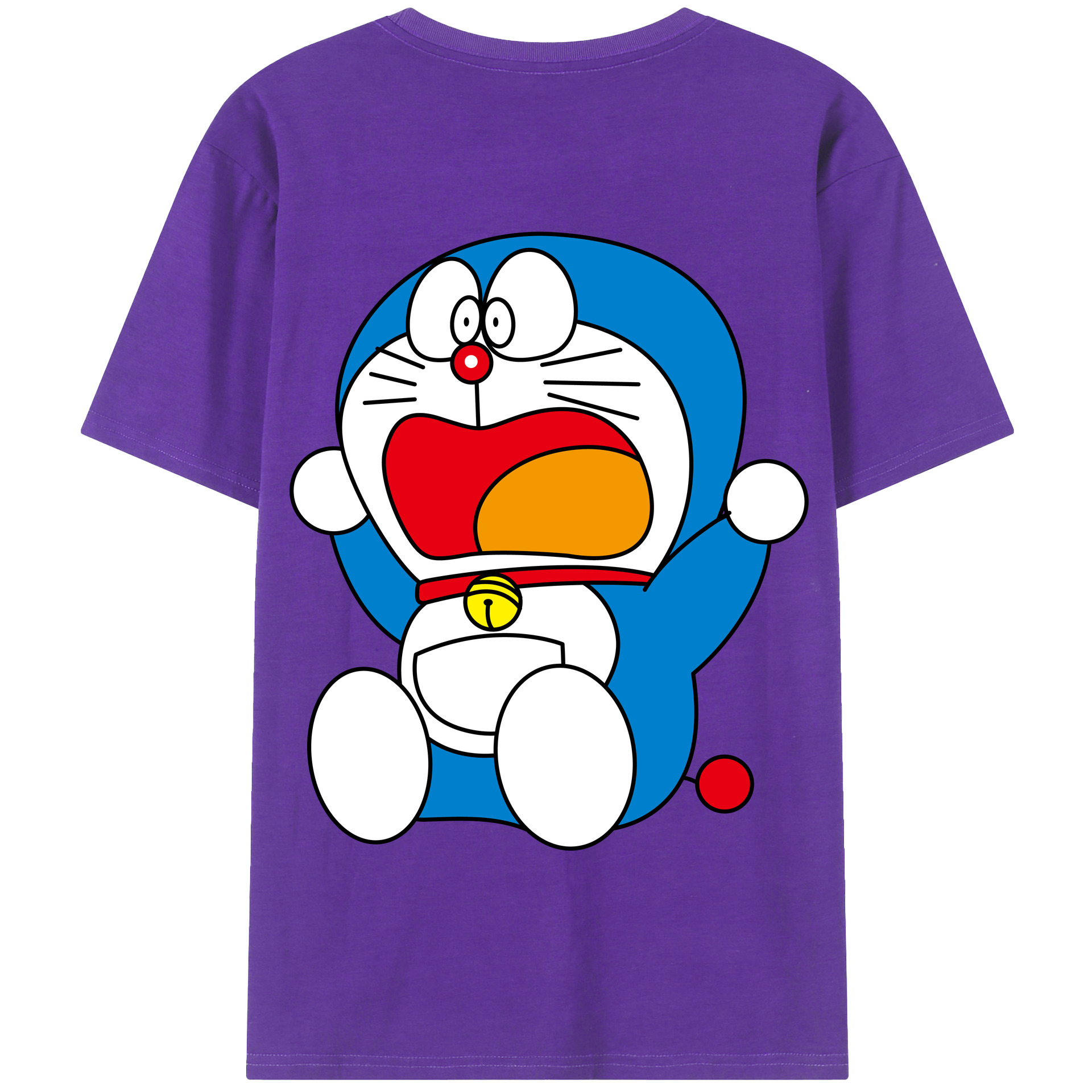 （画像用） ドラえもん Doraemon 綿100％半袖Tシャツ（背面プリント）