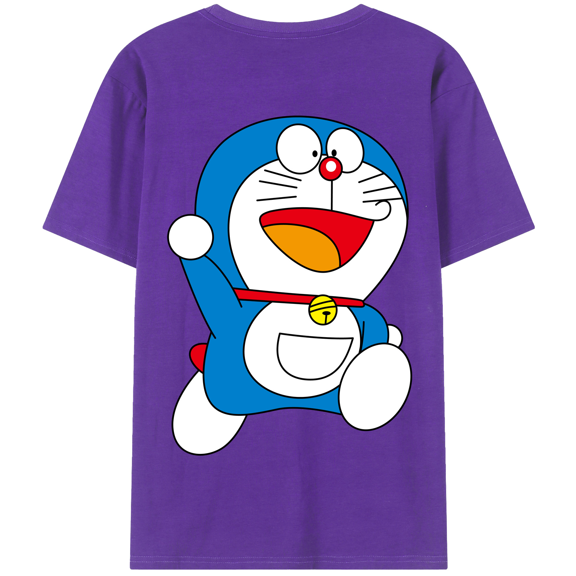 （画像用） ドラえもん Doraemon 綿100％半袖Tシャツ（背面プリント）