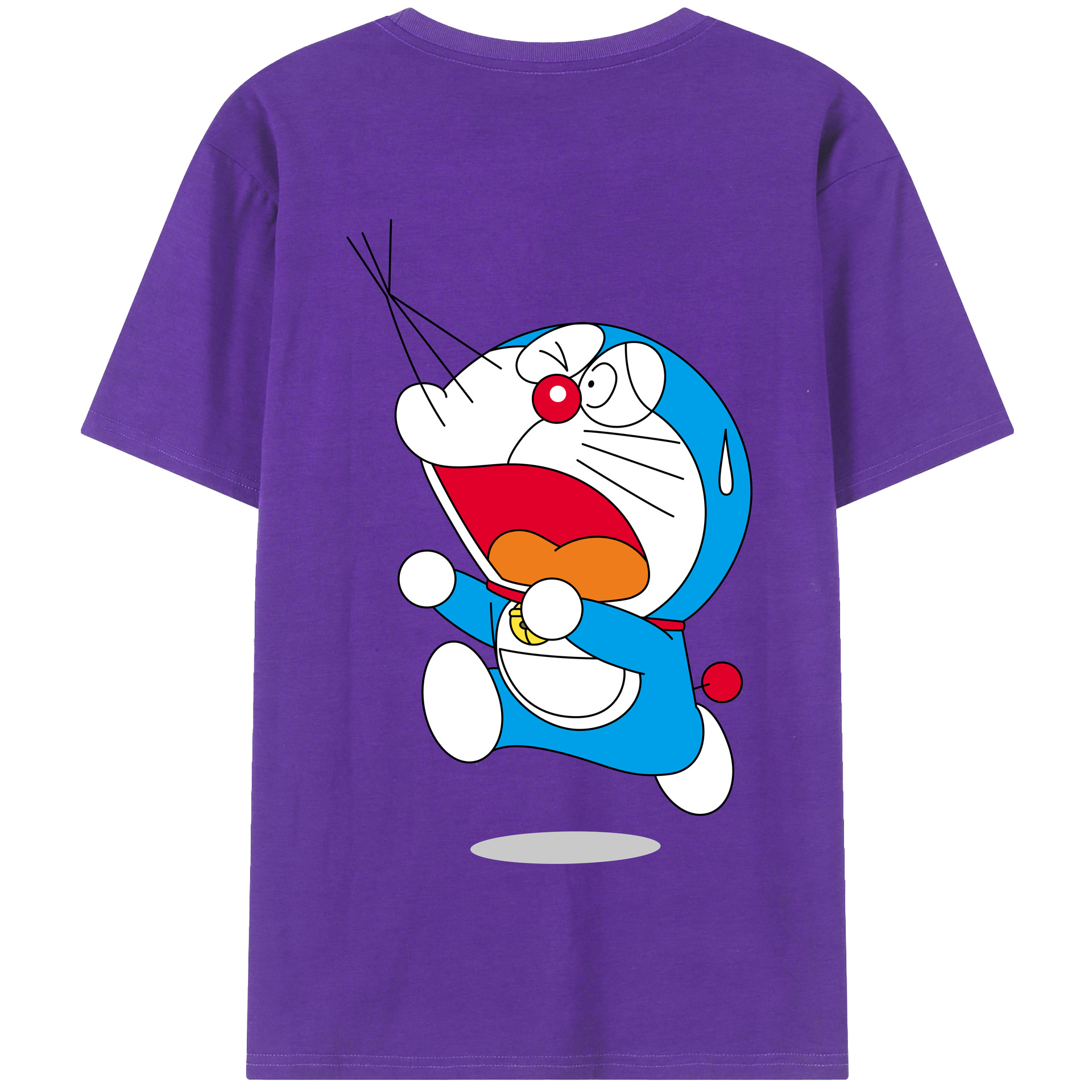 （画像用） ドラえもん Doraemon 綿100％半袖Tシャツ（背面プリント）