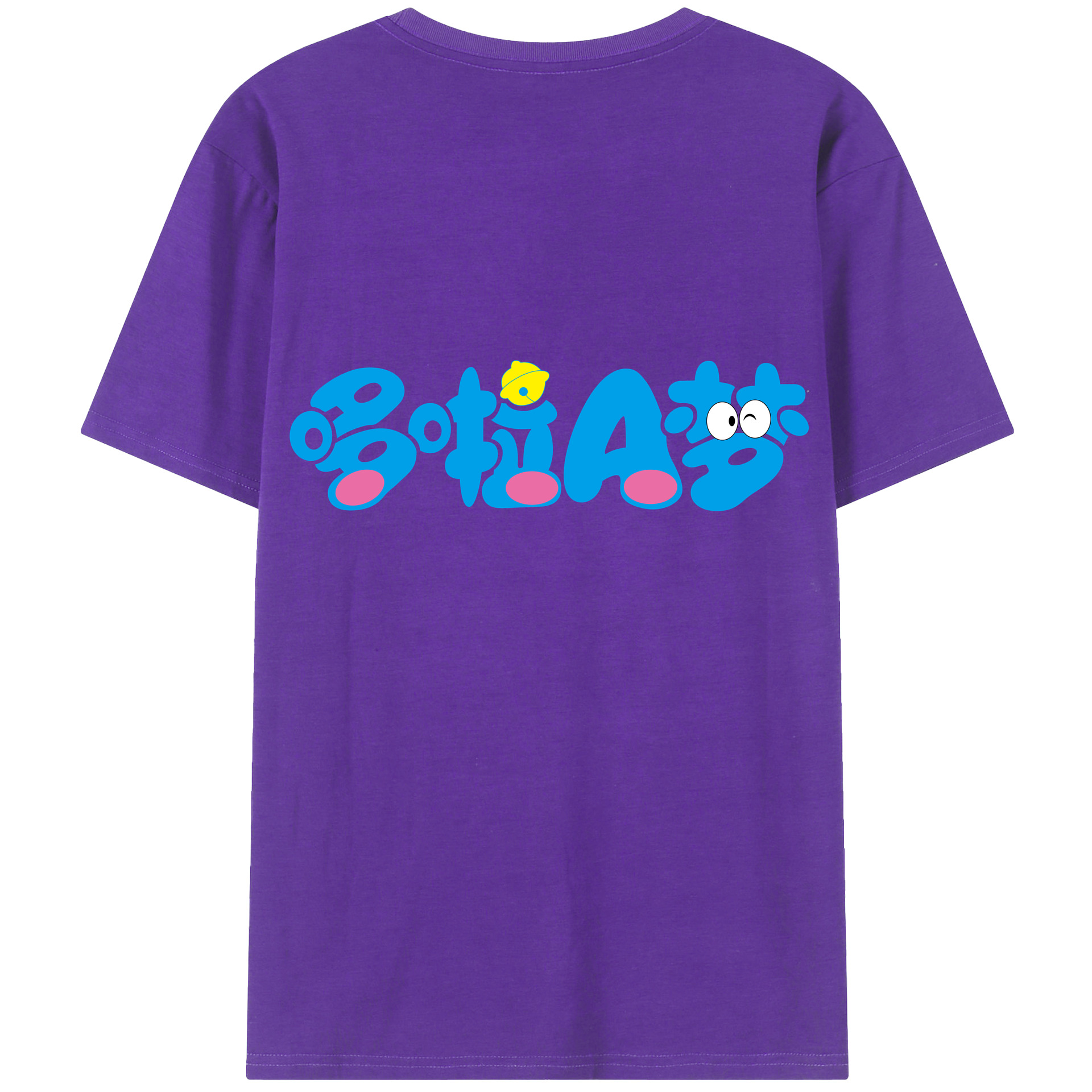 （画像用） ドラえもん Doraemon 綿100％半袖Tシャツ（背面プリント）