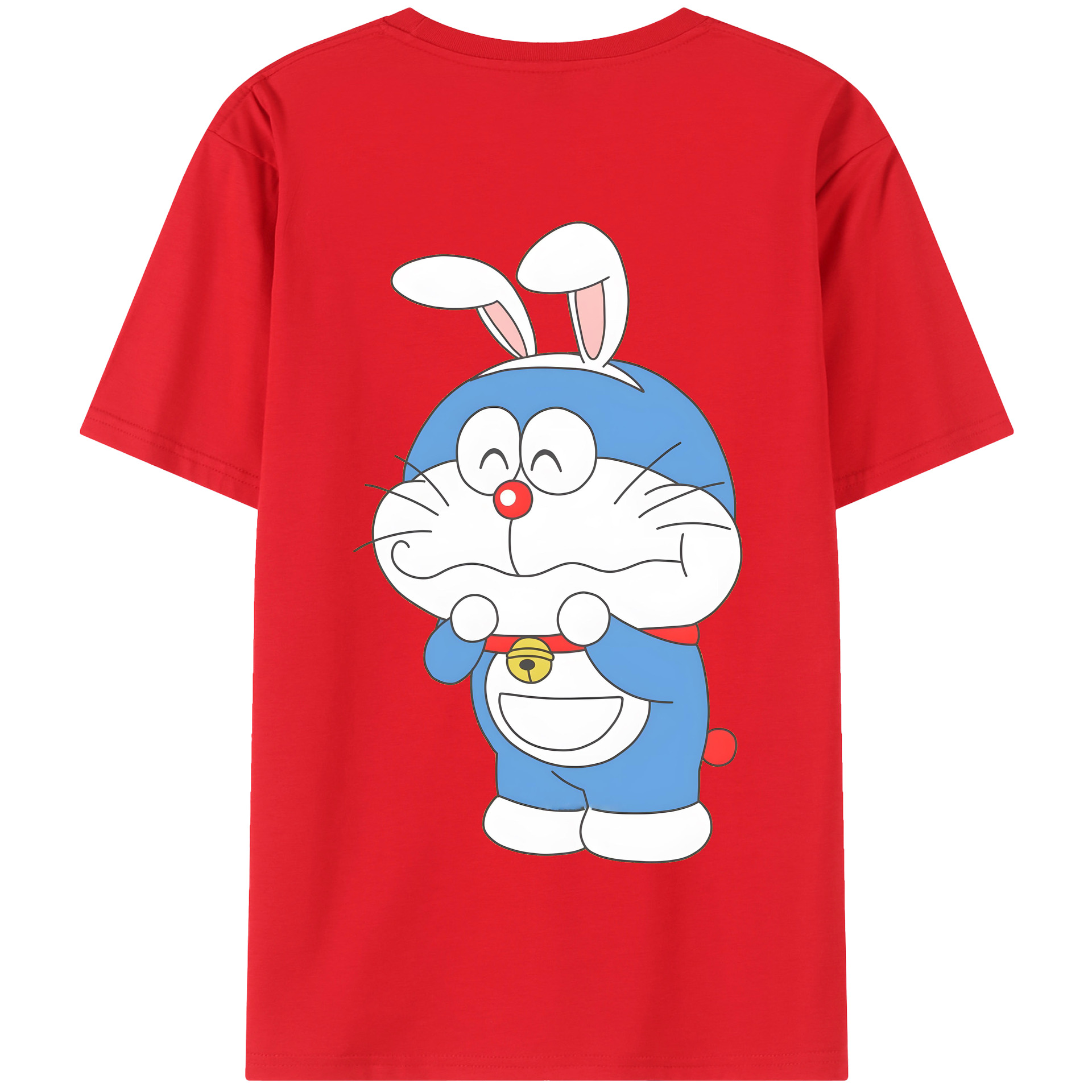 （画像用） ドラえもん Doraemon 綿100％半袖Tシャツ（背面プリント）