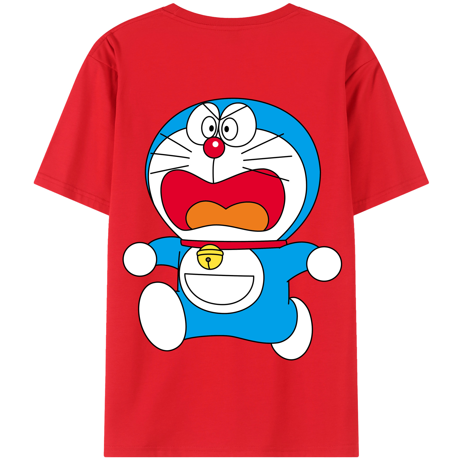 （画像用） ドラえもん Doraemon 綿100％半袖Tシャツ（背面プリント）
