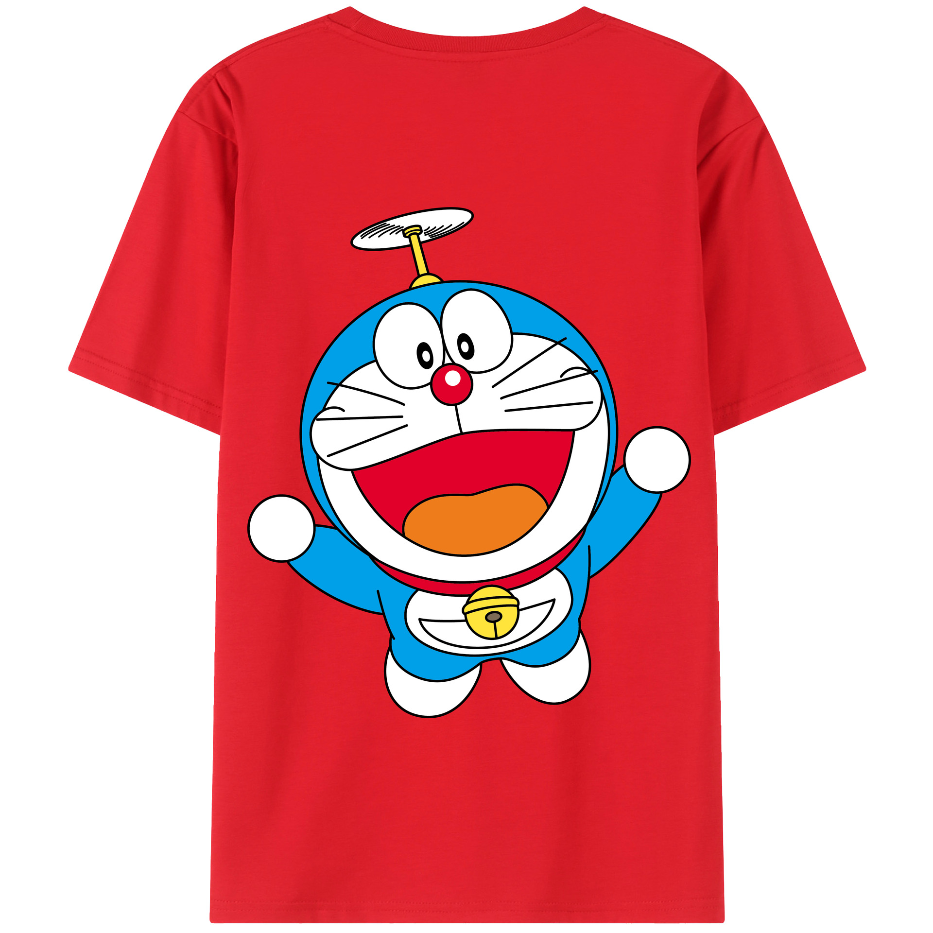 （画像用） ドラえもん Doraemon 綿100％半袖Tシャツ（背面プリント）