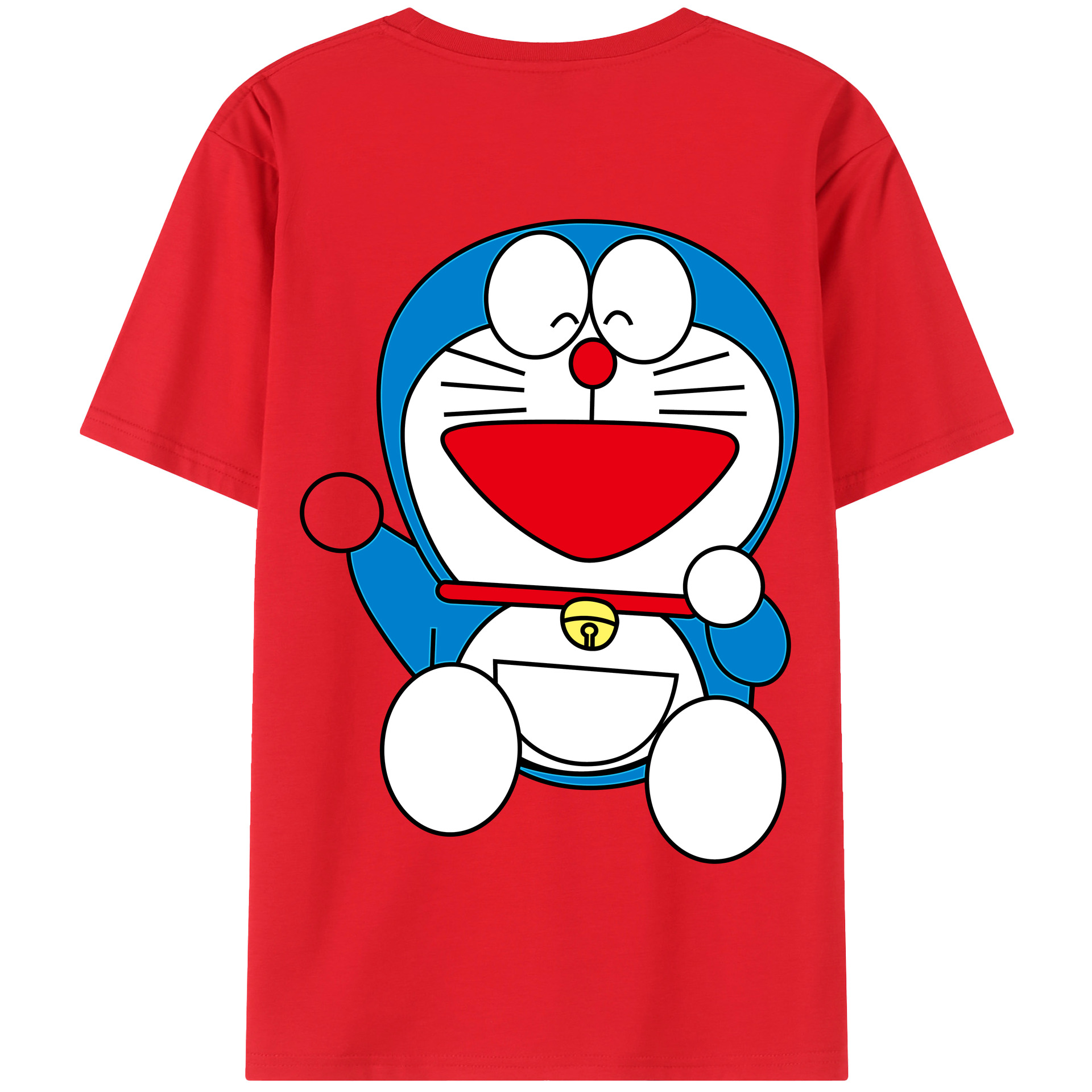（画像用） ドラえもん Doraemon 綿100％半袖Tシャツ（背面プリント）