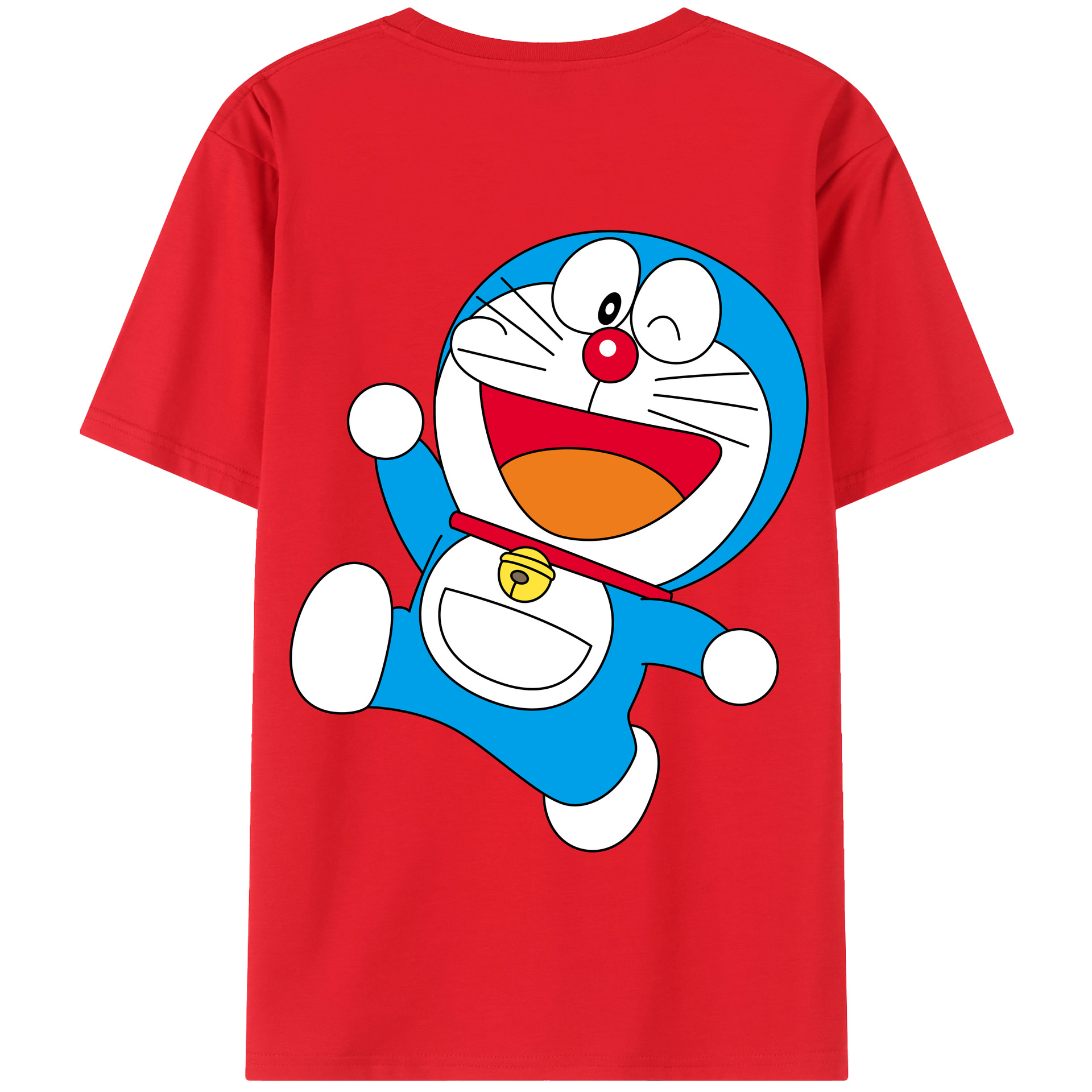 （画像用） ドラえもん Doraemon 綿100％半袖Tシャツ（背面プリント）