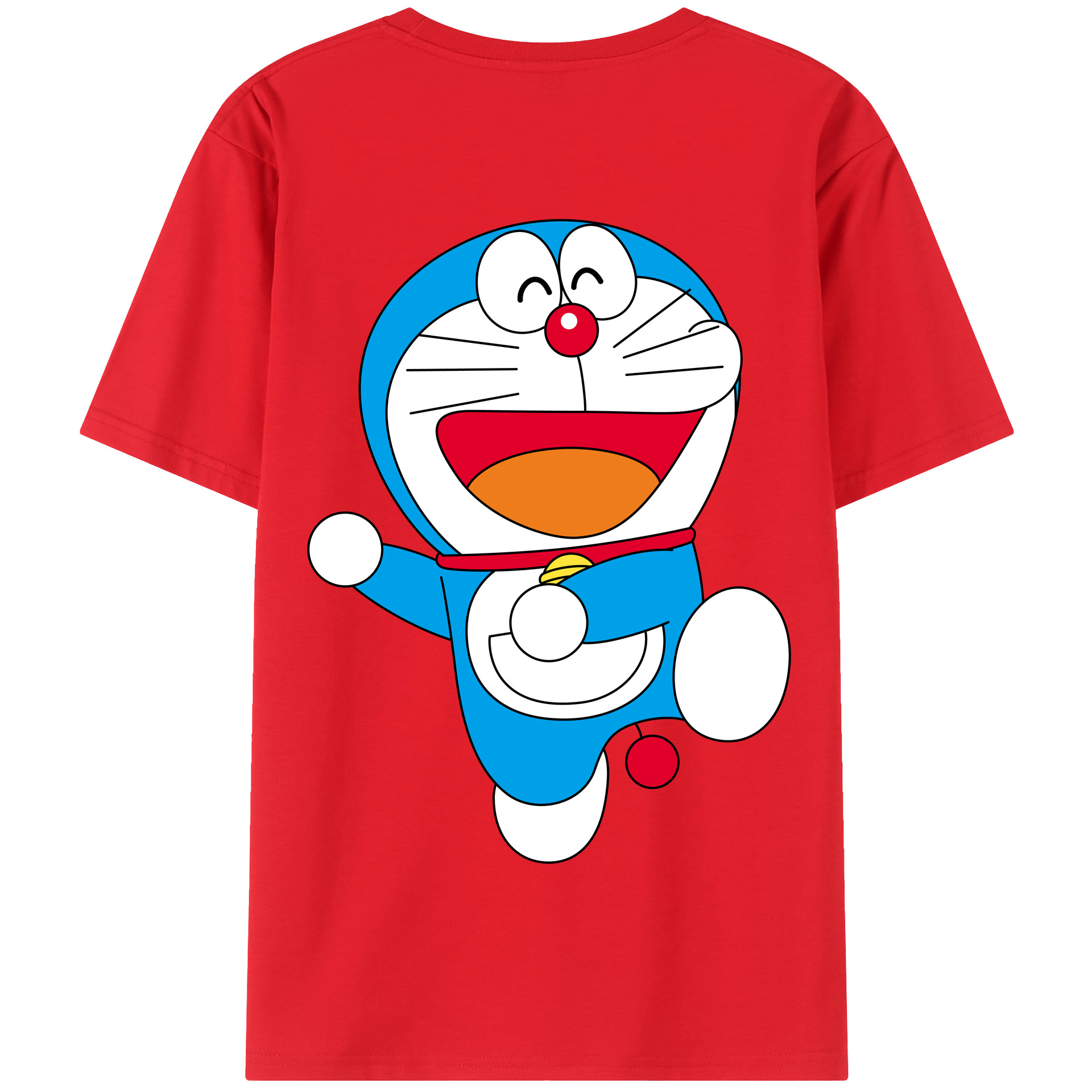 （画像用） ドラえもん Doraemon 綿100％半袖Tシャツ（背面プリント）