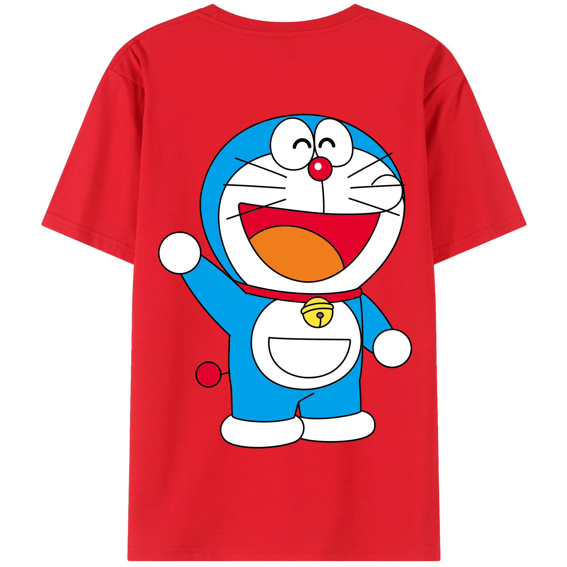（画像用） ドラえもん Doraemon 綿100％半袖Tシャツ（背面プリント）