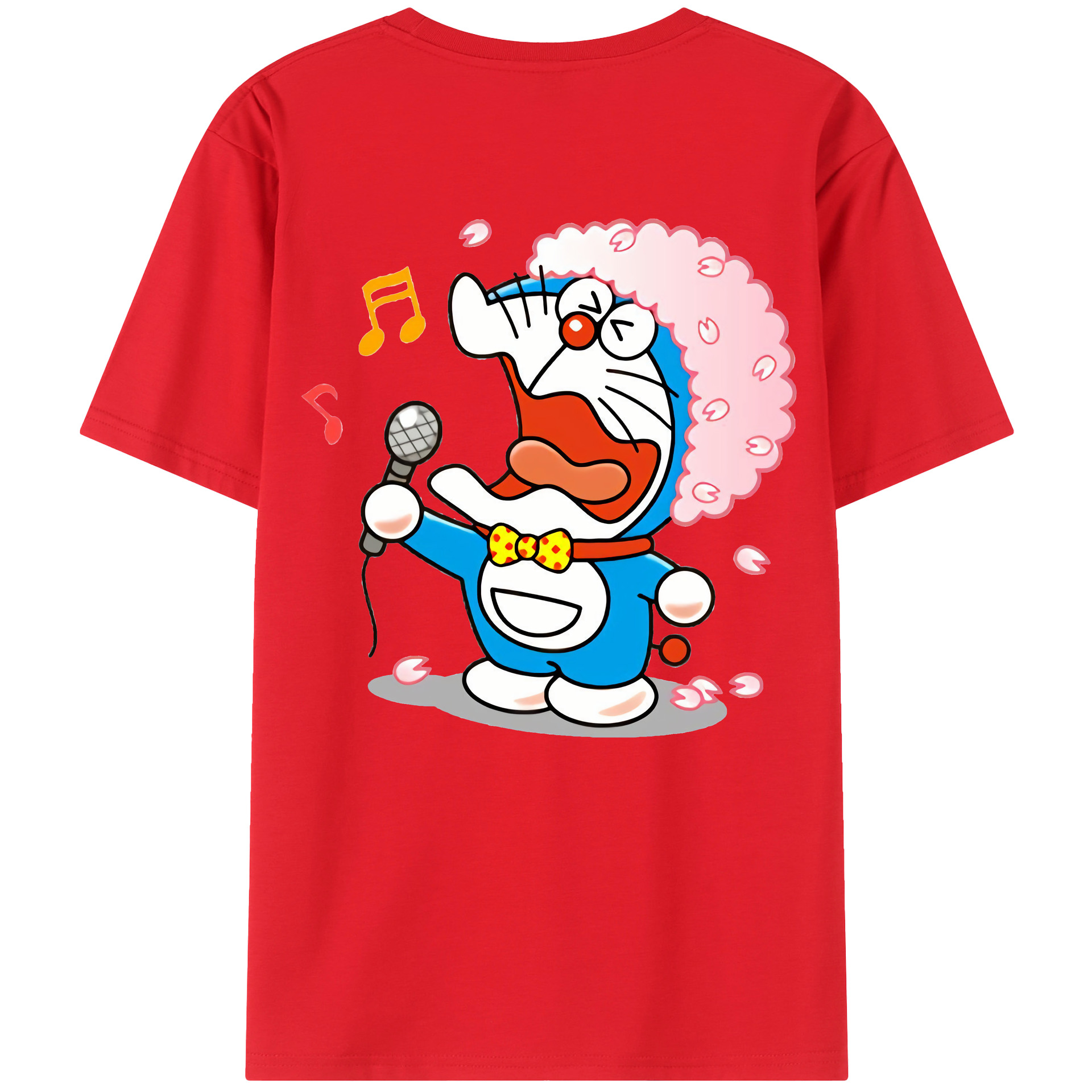 （画像用） ドラえもん Doraemon 綿100％半袖Tシャツ（背面プリント）