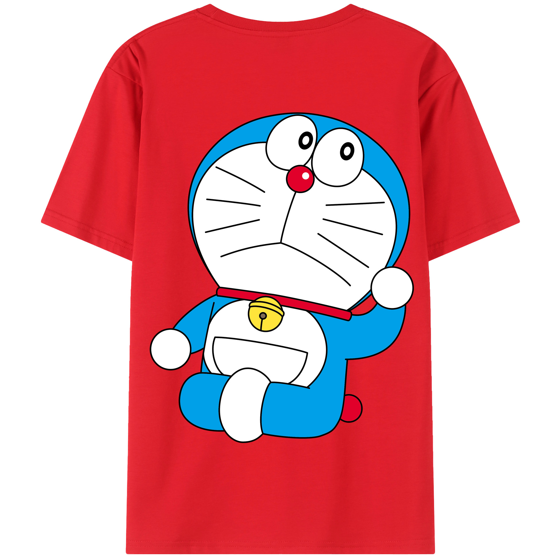 （画像用） ドラえもん Doraemon 綿100％半袖Tシャツ（背面プリント）