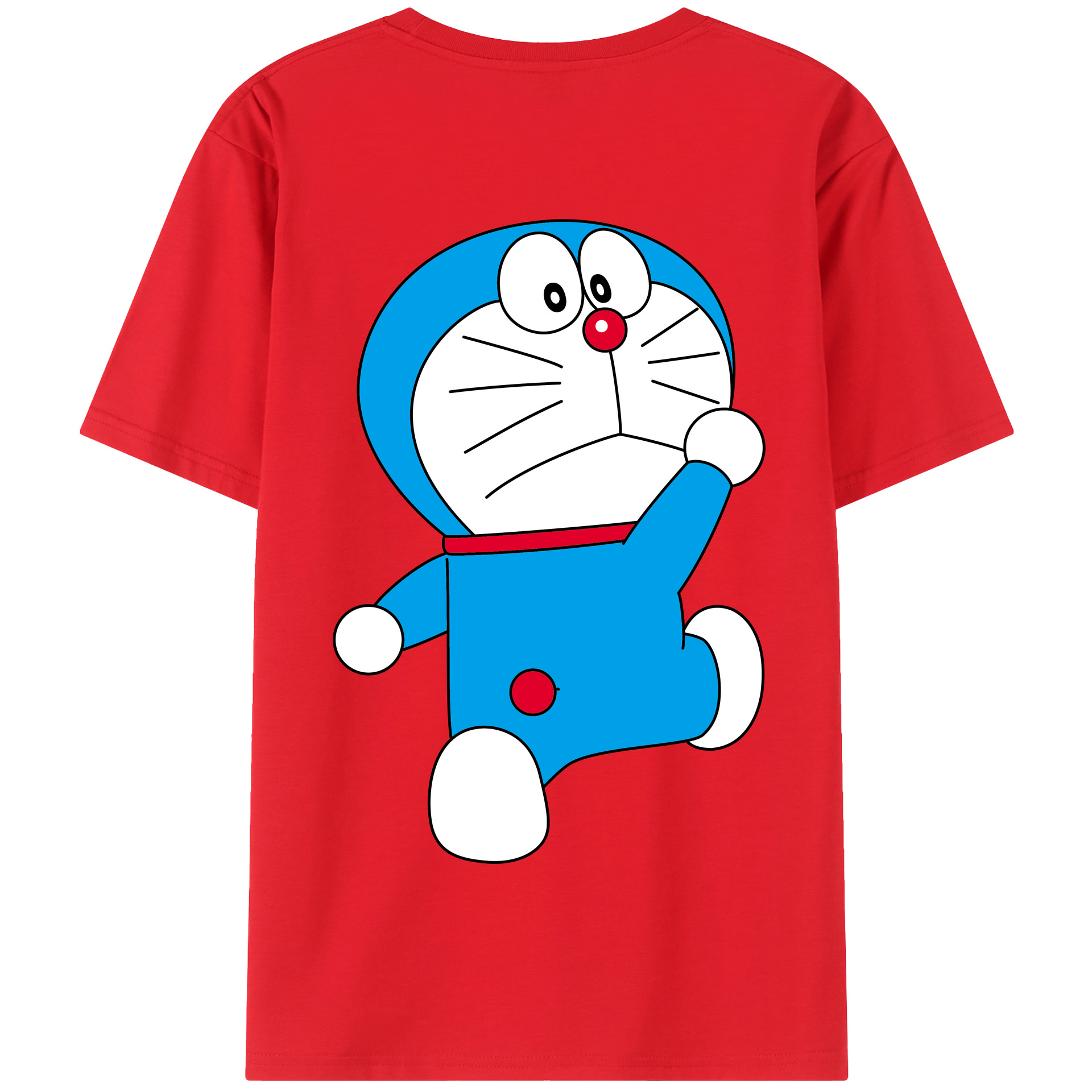 （画像用） ドラえもん Doraemon 綿100％半袖Tシャツ（背面プリント）