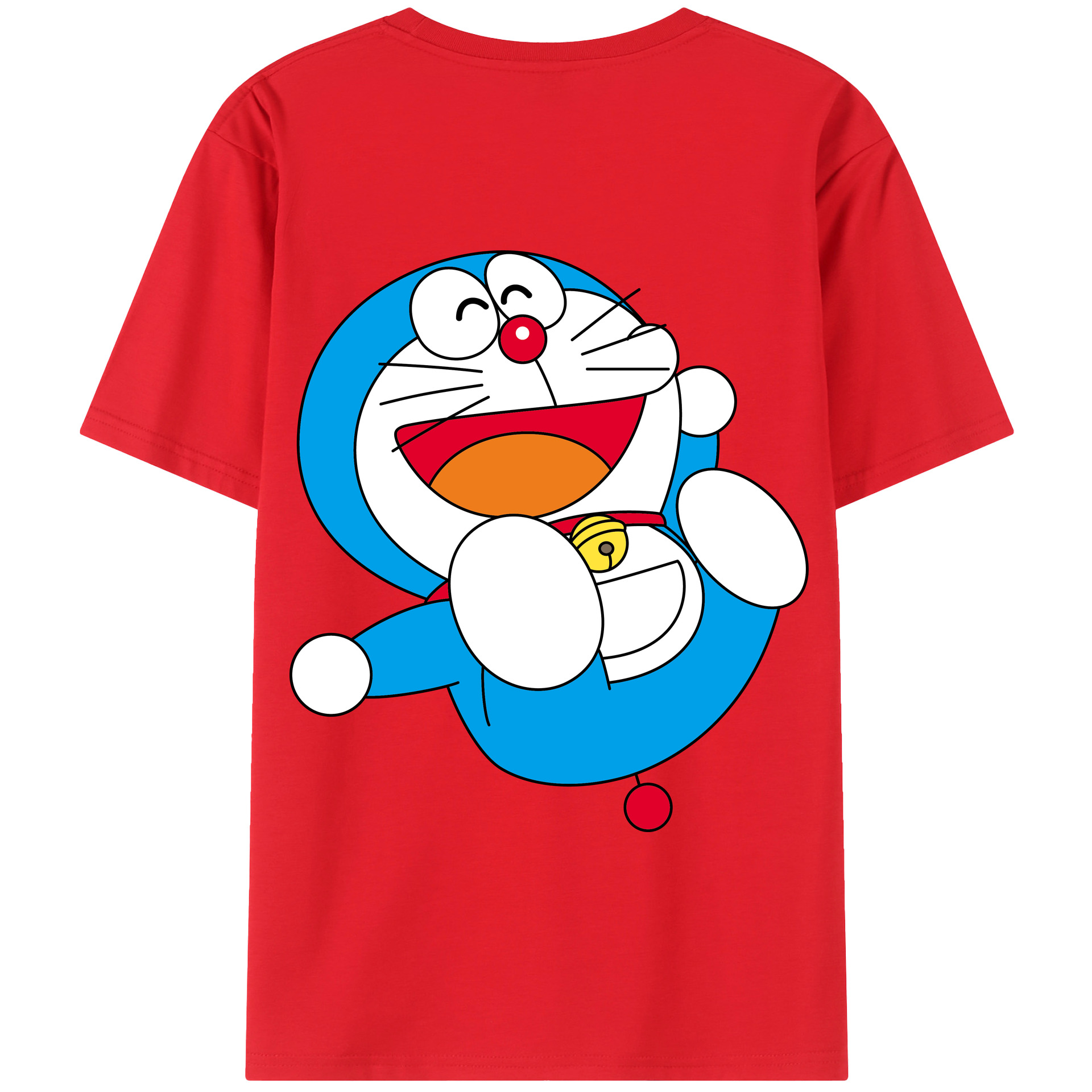 （画像用） ドラえもん Doraemon 綿100％半袖Tシャツ（背面プリント）