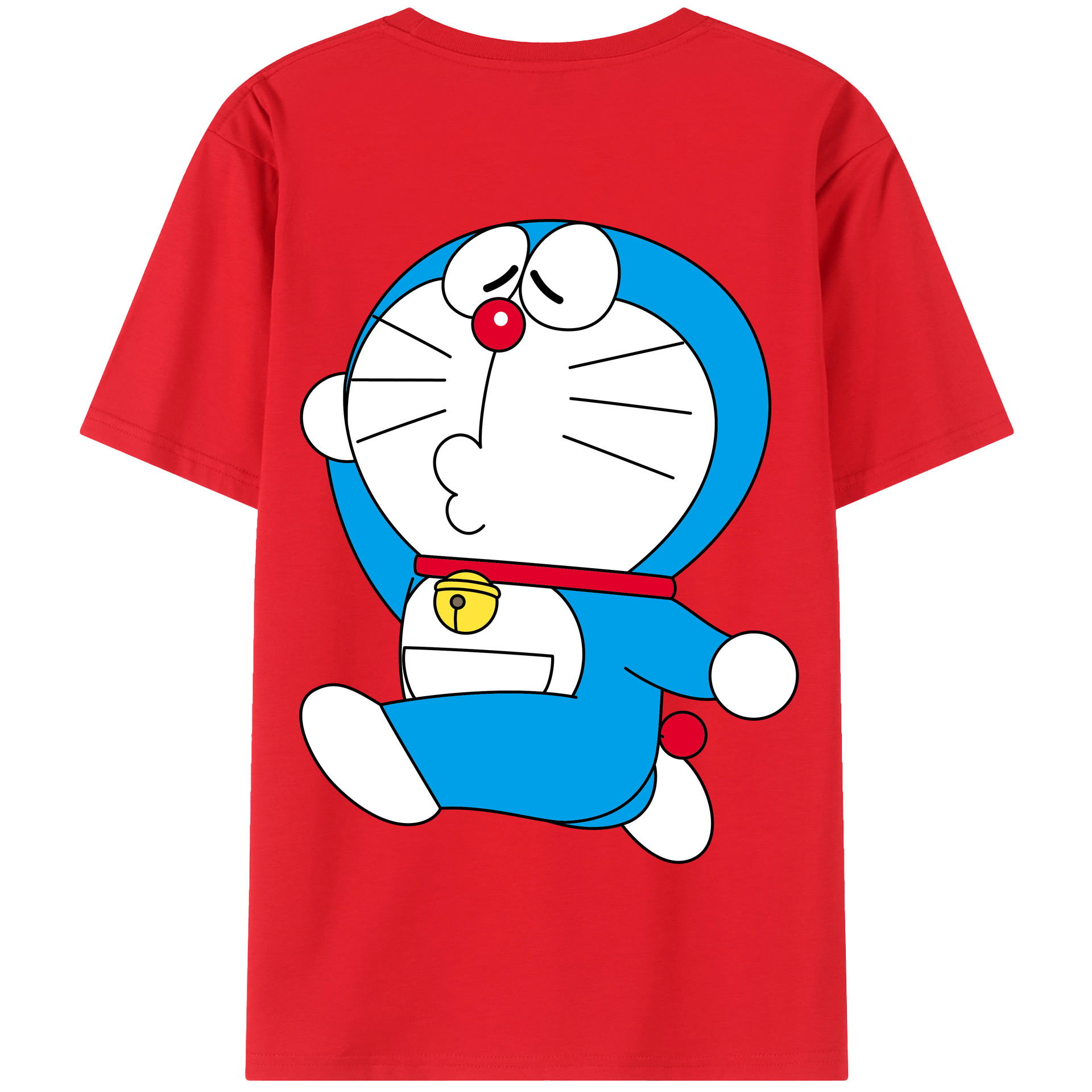 （画像用） ドラえもん Doraemon 綿100％半袖Tシャツ（背面プリント）
