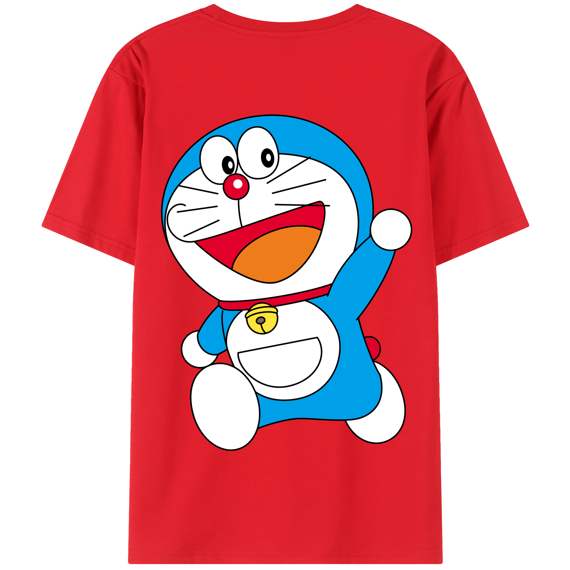 （画像用） ドラえもん Doraemon 綿100％半袖Tシャツ（背面プリント）