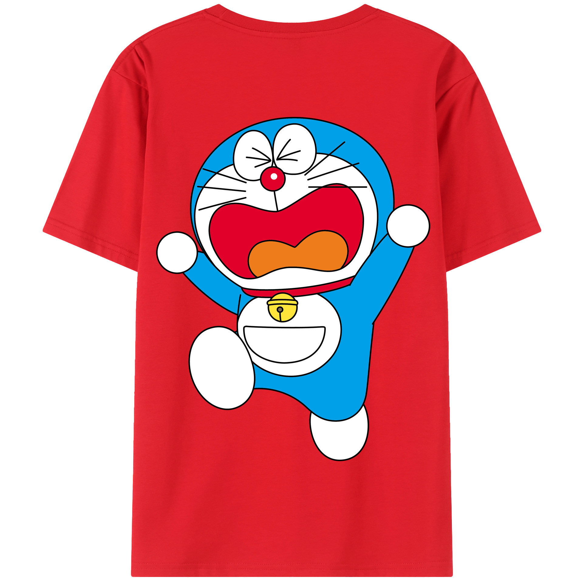 （画像用） ドラえもん Doraemon 綿100％半袖Tシャツ（背面プリント）