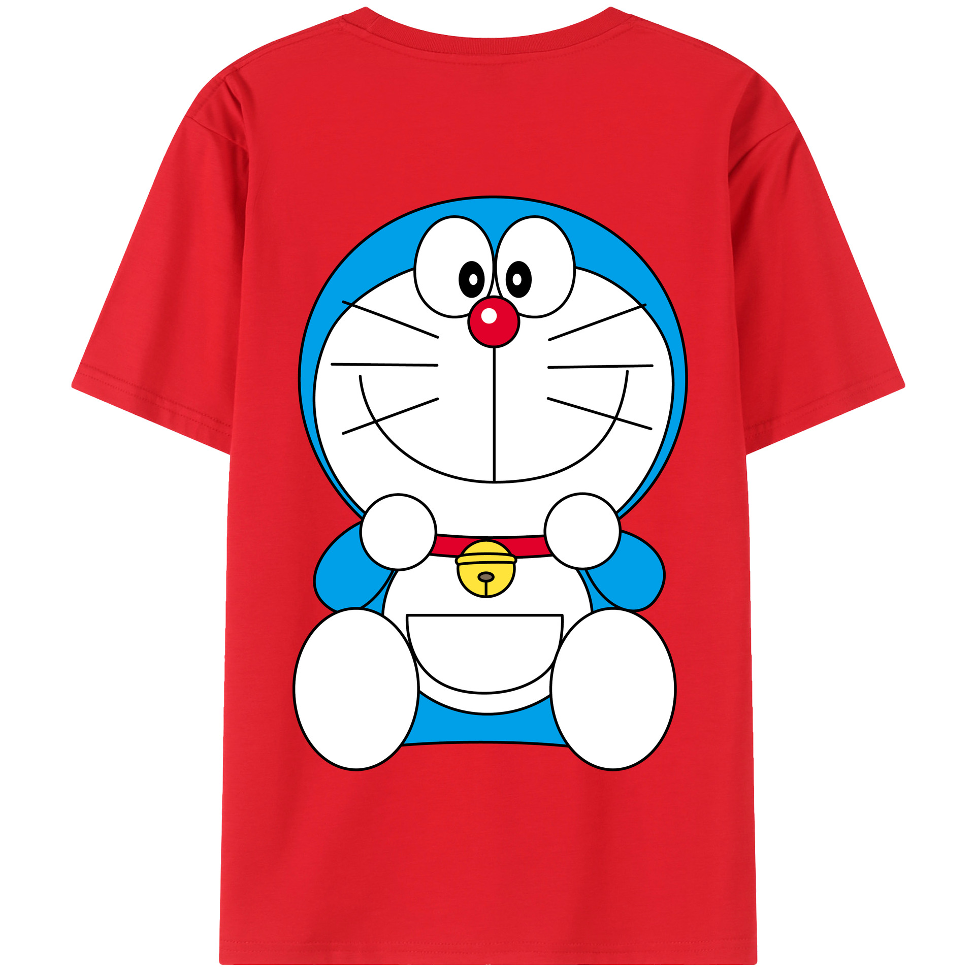 （画像用） ドラえもん Doraemon 綿100％半袖Tシャツ（背面プリント）