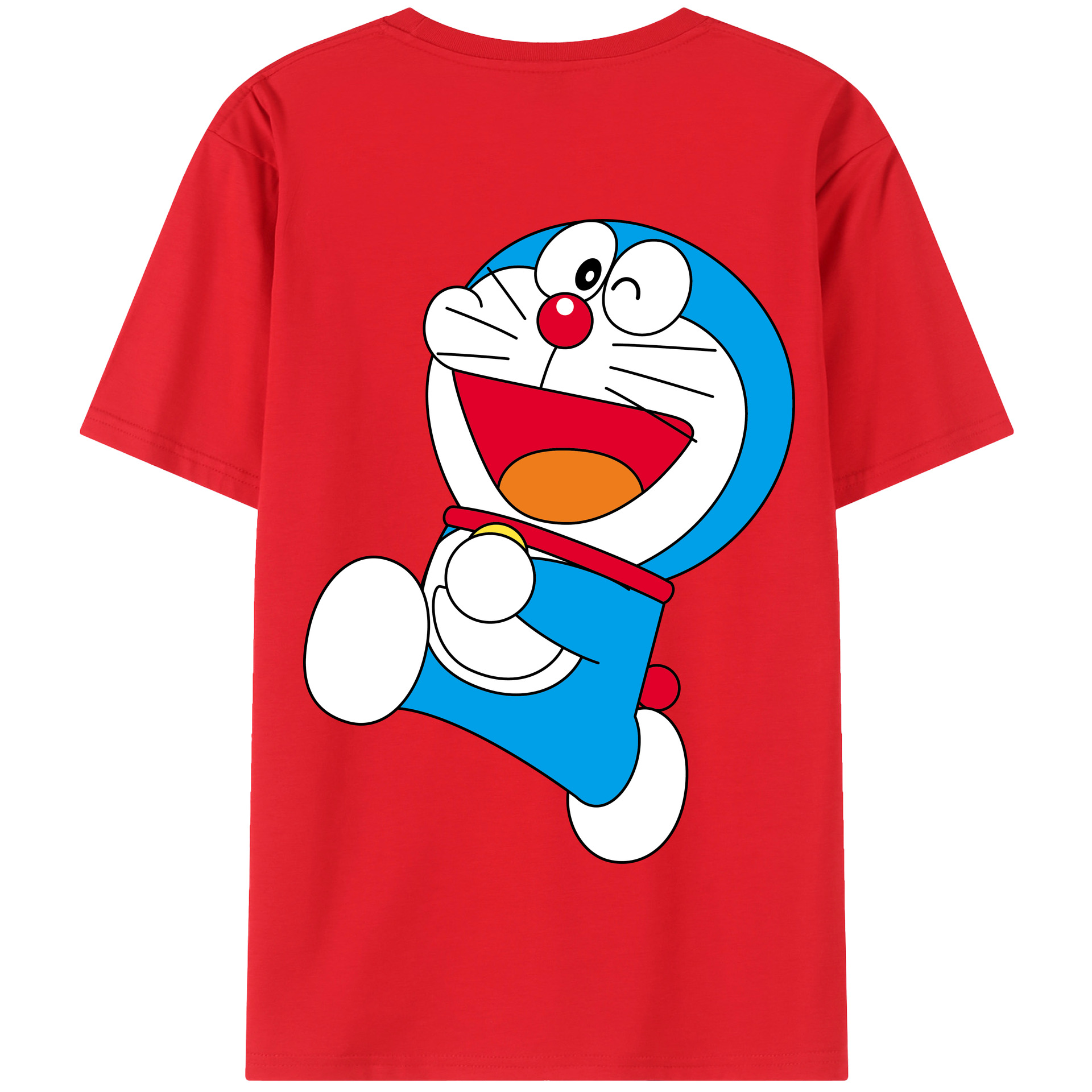 （画像用） ドラえもん Doraemon 綿100％半袖Tシャツ（背面プリント）