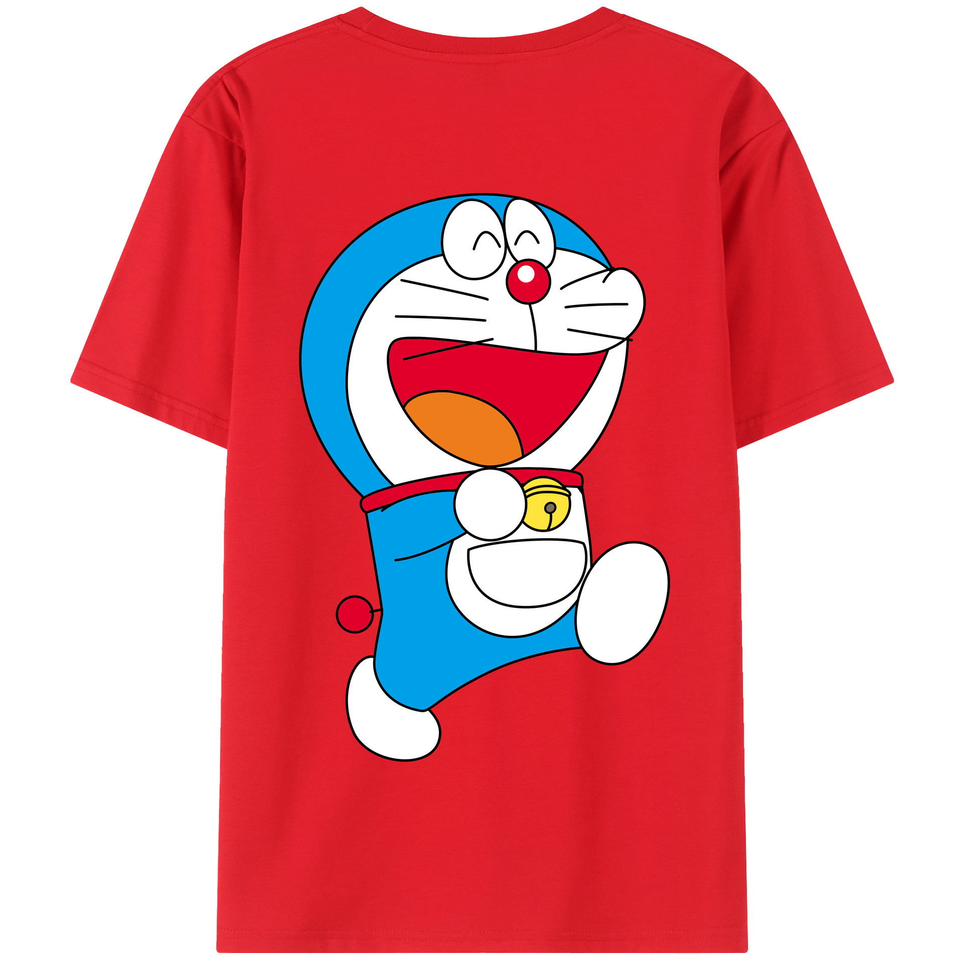 （画像用） ドラえもん Doraemon 綿100％半袖Tシャツ（背面プリント）