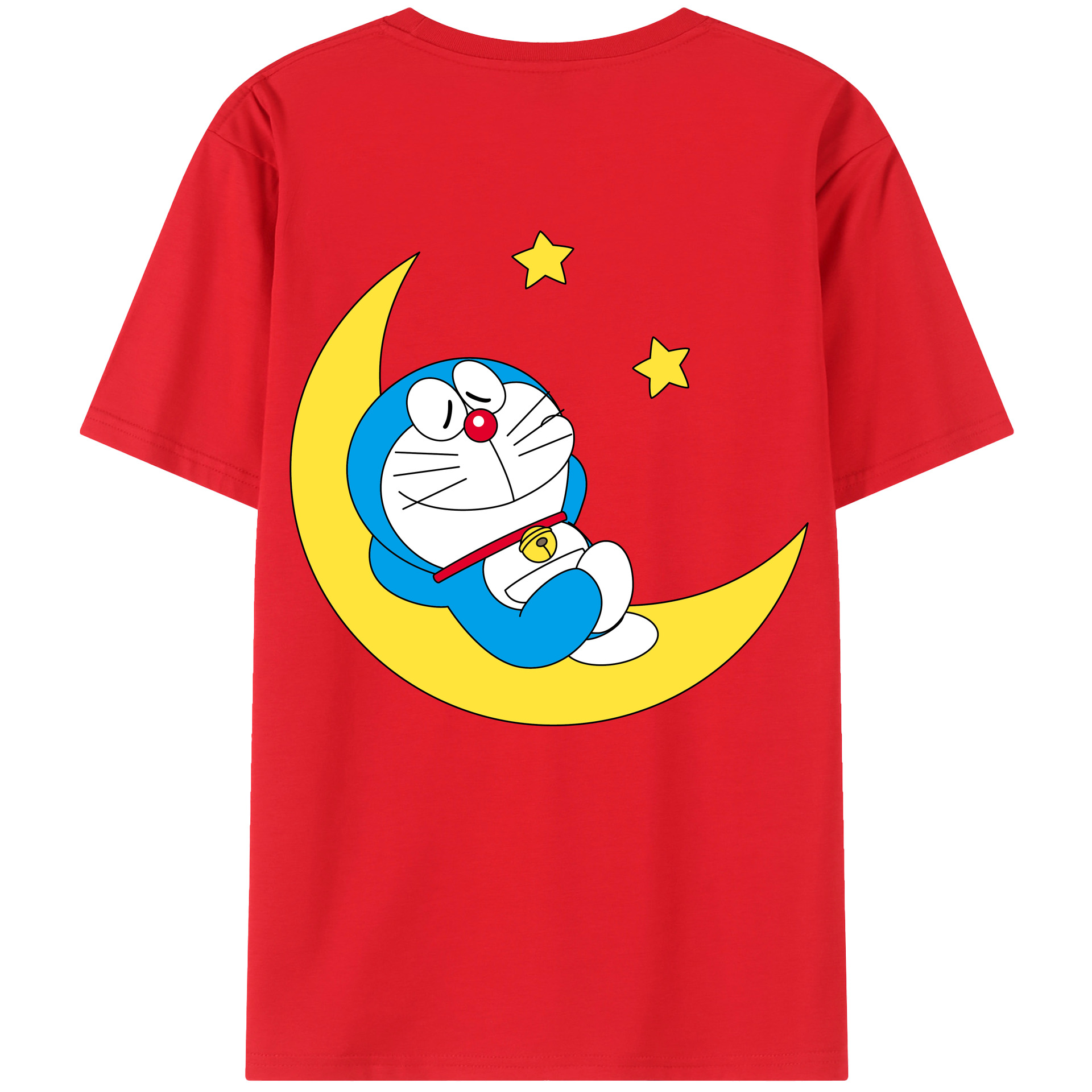 （画像用） ドラえもん Doraemon 綿100％半袖Tシャツ（背面プリント）