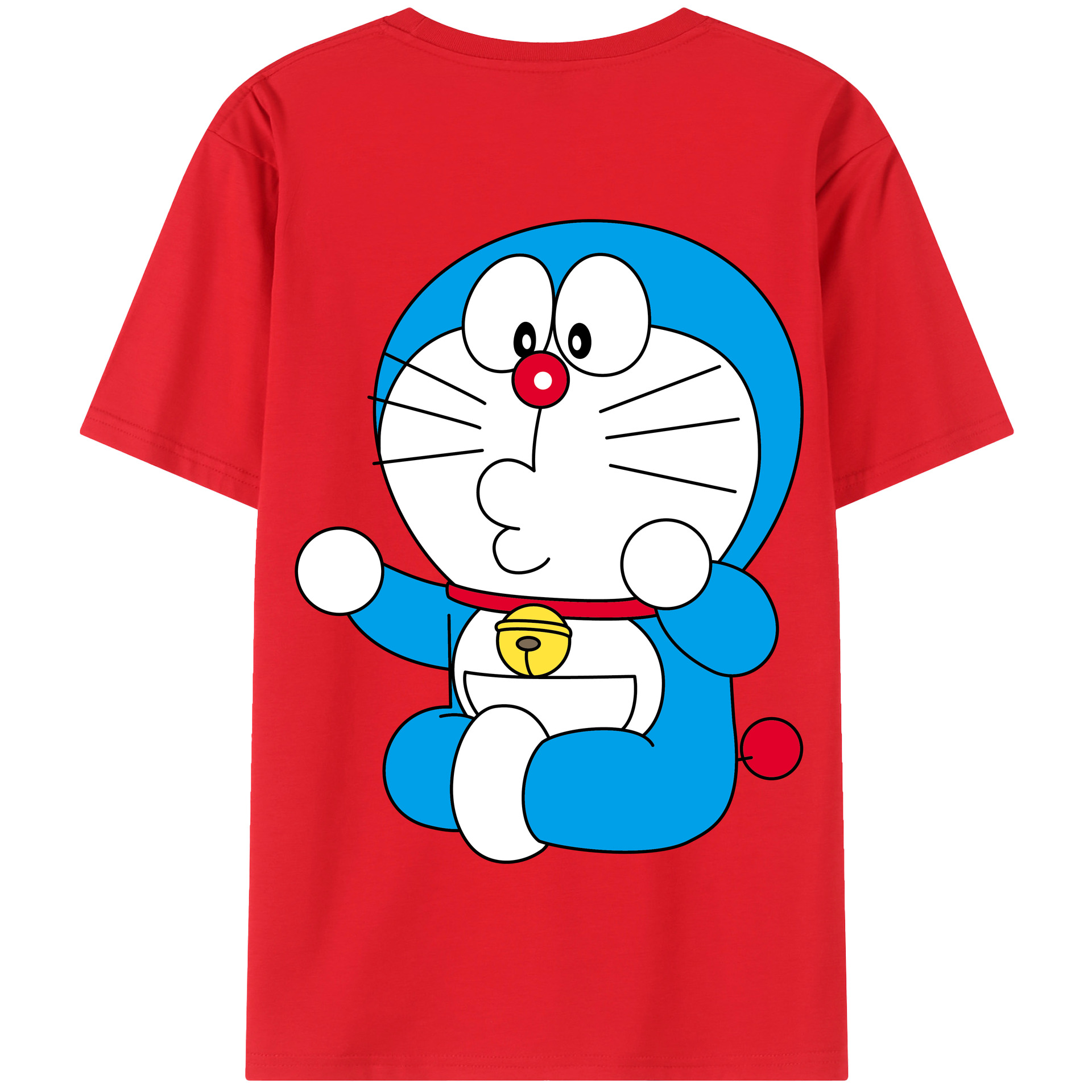 （画像用） ドラえもん Doraemon 綿100％半袖Tシャツ（背面プリント）