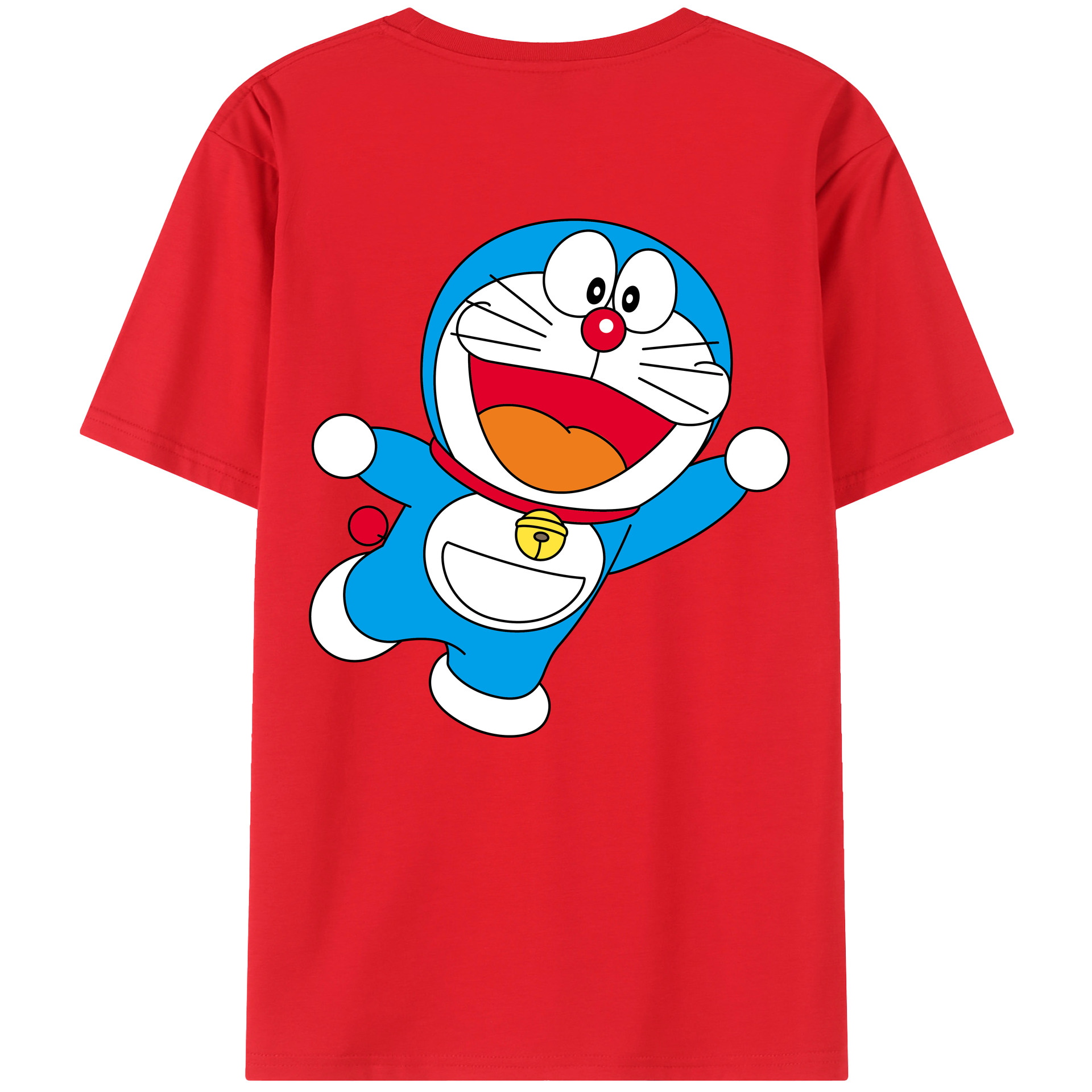 （画像用） ドラえもん Doraemon 綿100％半袖Tシャツ（背面プリント）