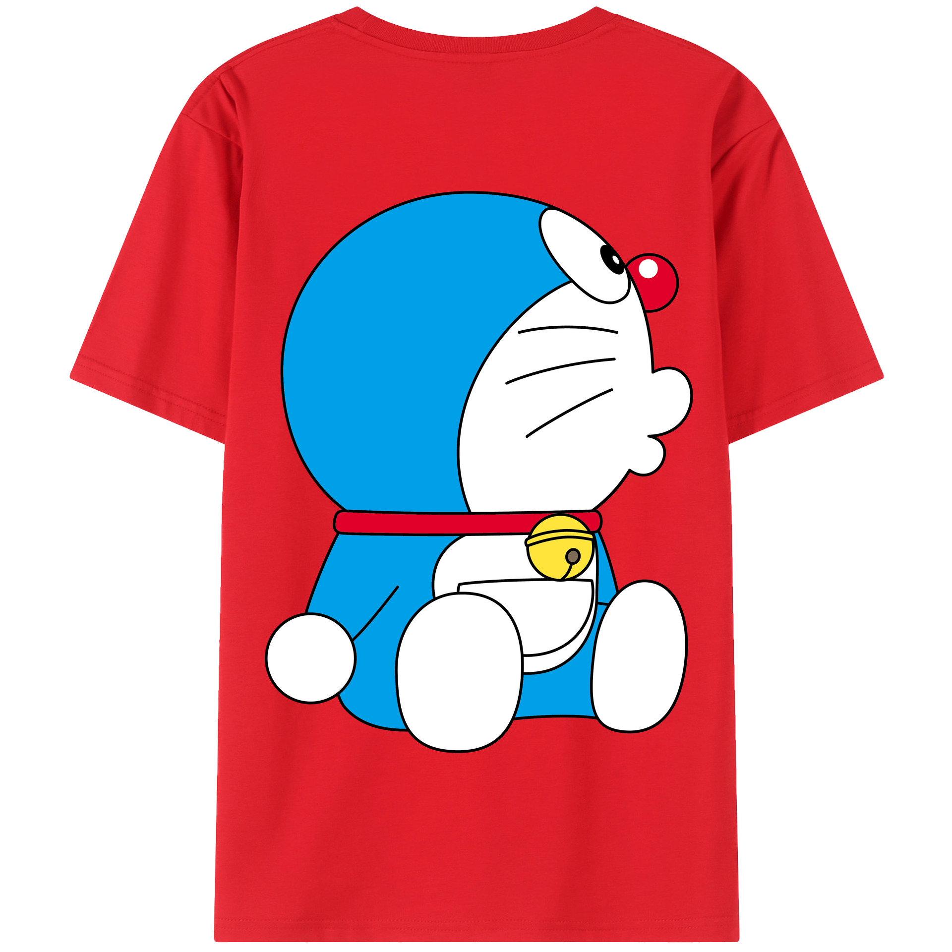 （画像用） ドラえもん Doraemon 綿100％半袖Tシャツ（背面プリント）