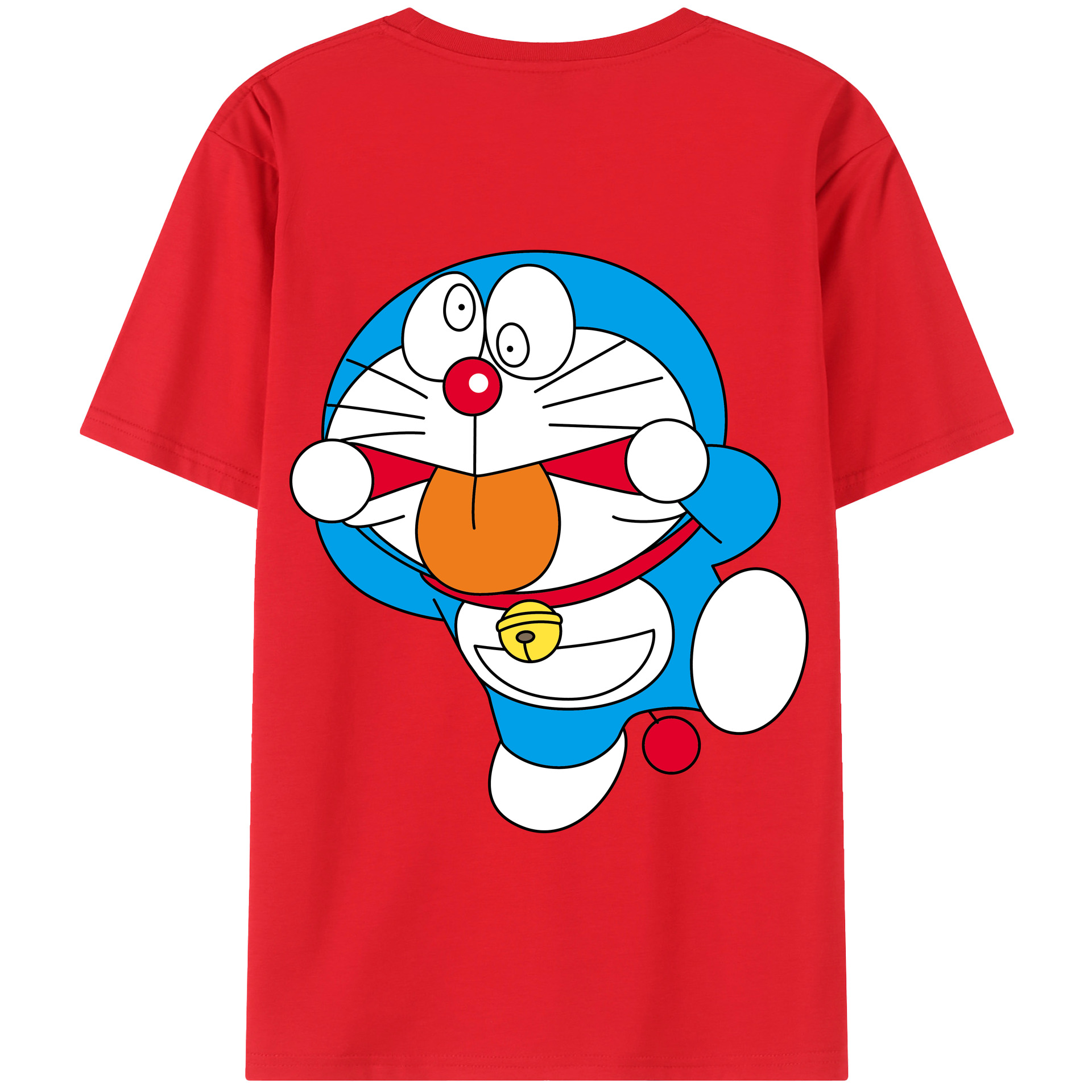 （画像用） ドラえもん Doraemon 綿100％半袖Tシャツ（背面プリント）