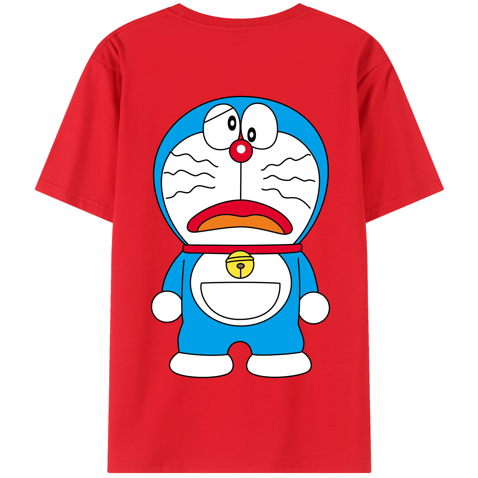 （画像用） ドラえもん Doraemon 綿100％半袖Tシャツ（背面プリント）