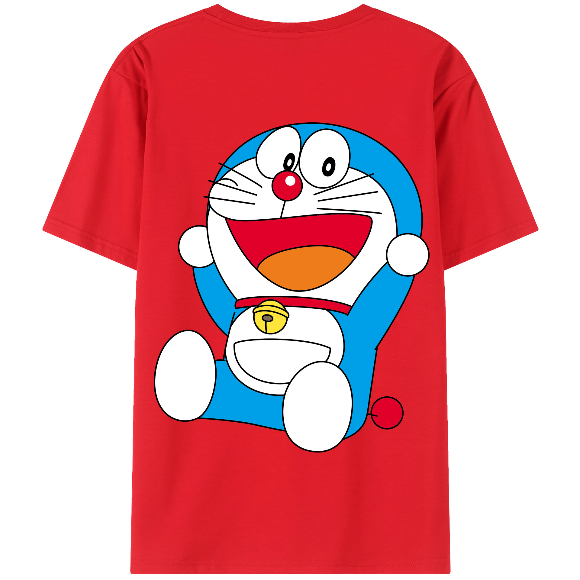 （画像用） ドラえもん Doraemon 綿100％半袖Tシャツ（背面プリント）