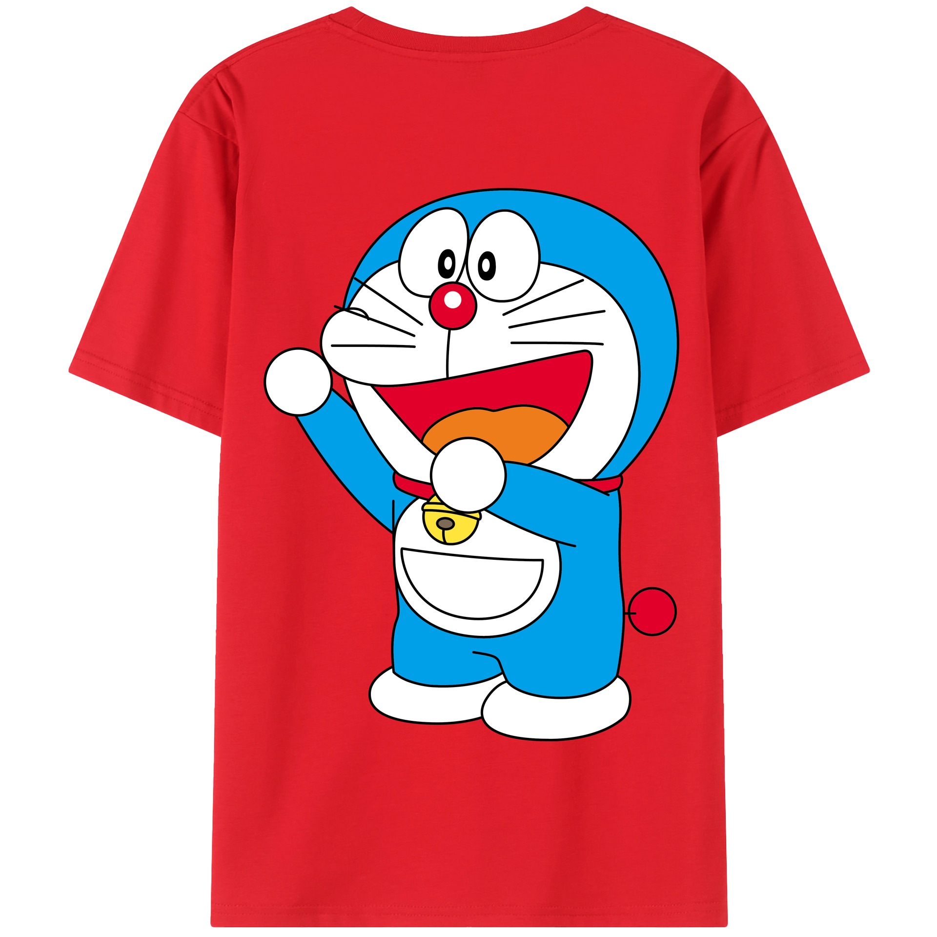 （画像用） ドラえもん Doraemon 綿100％半袖Tシャツ（背面プリント）