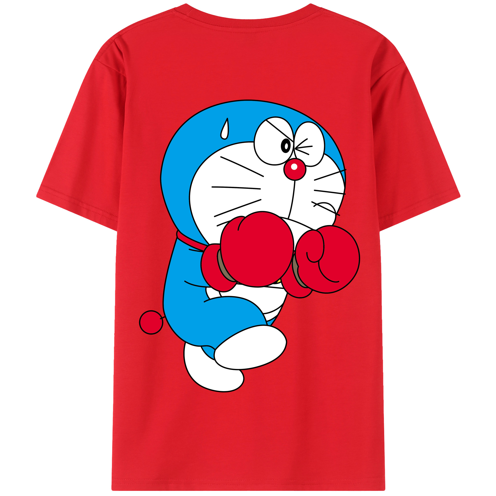 （画像用） ドラえもん Doraemon 綿100％半袖Tシャツ（背面プリント）