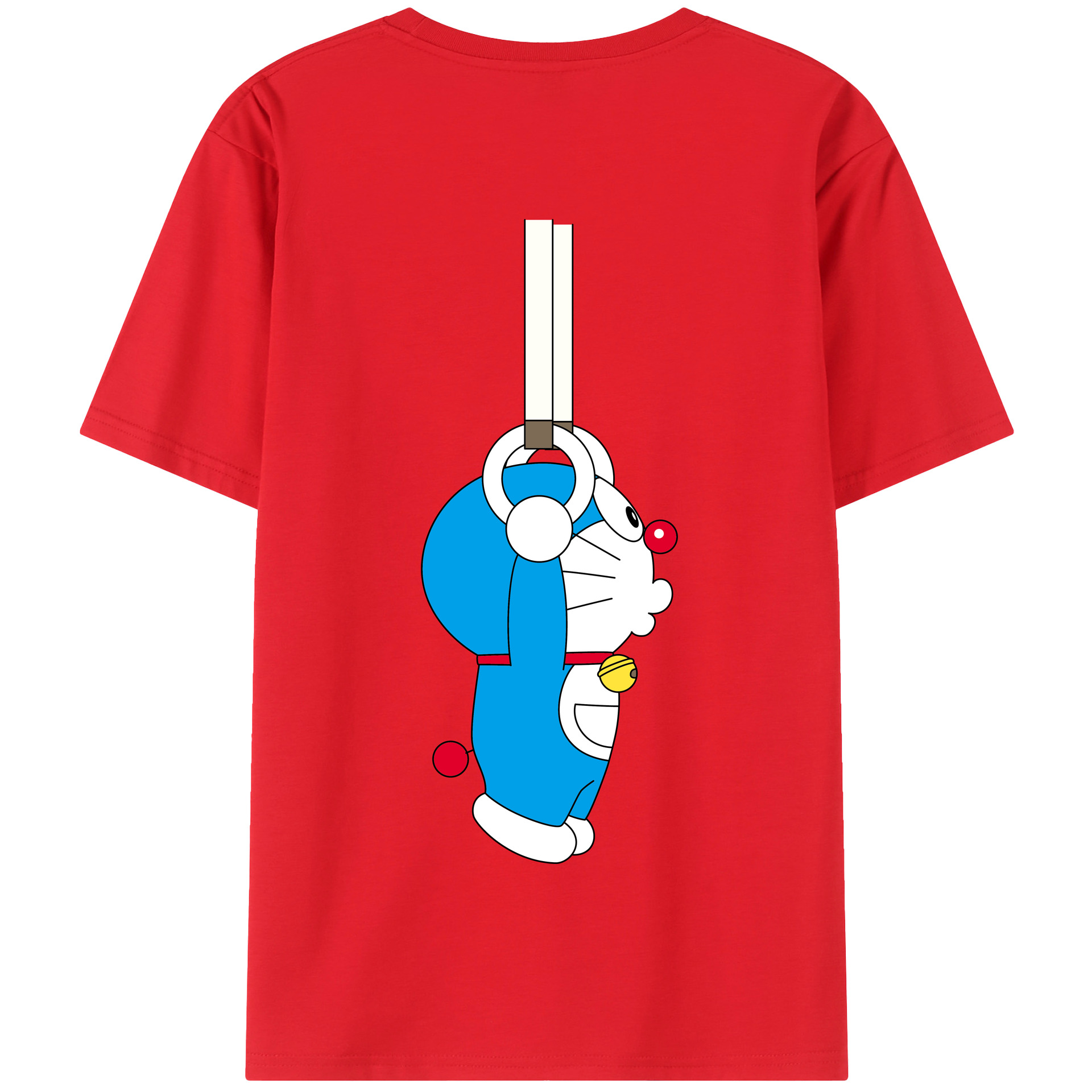 （画像用） ドラえもん Doraemon 綿100％半袖Tシャツ（背面プリント）