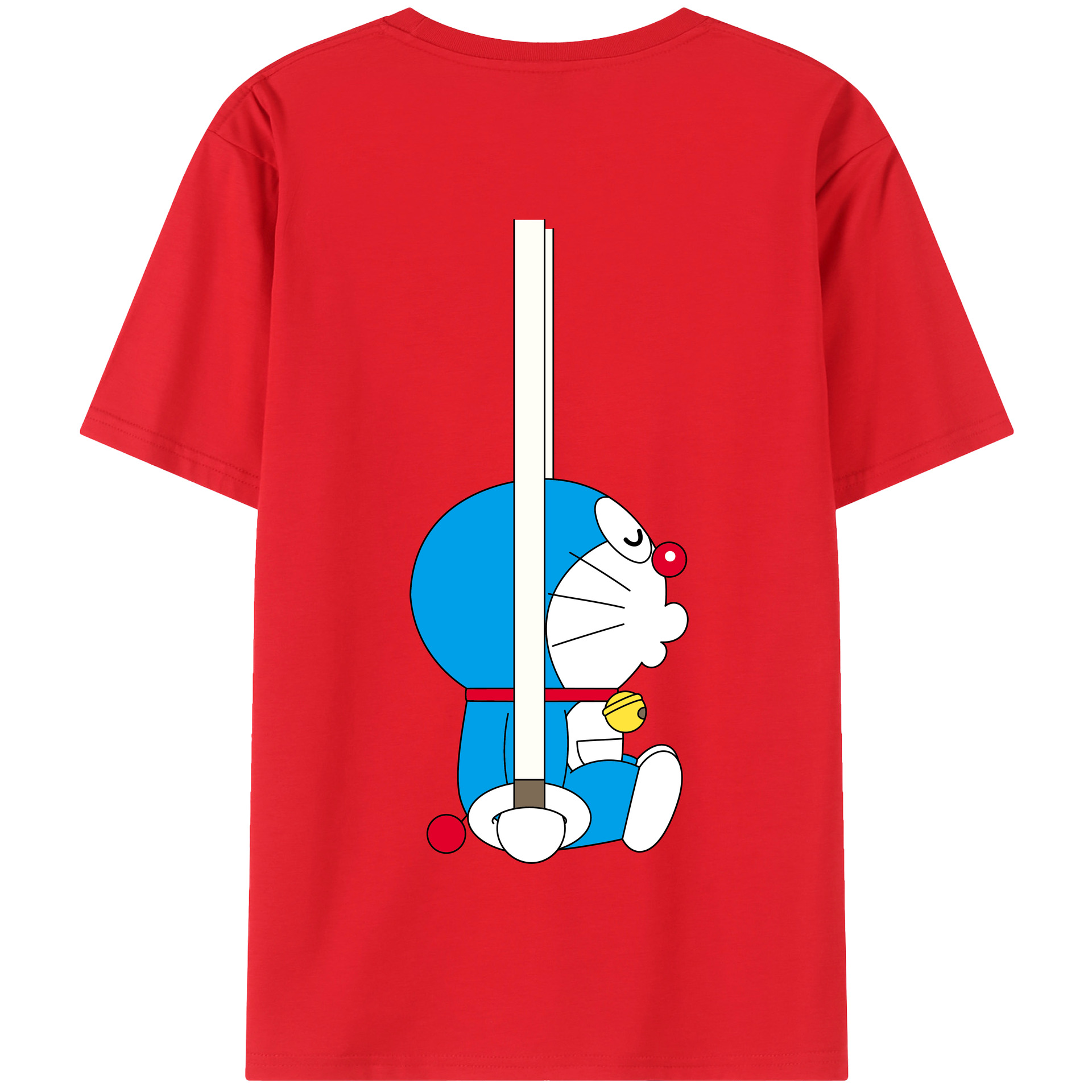 （画像用） ドラえもん Doraemon 綿100％半袖Tシャツ（背面プリント）